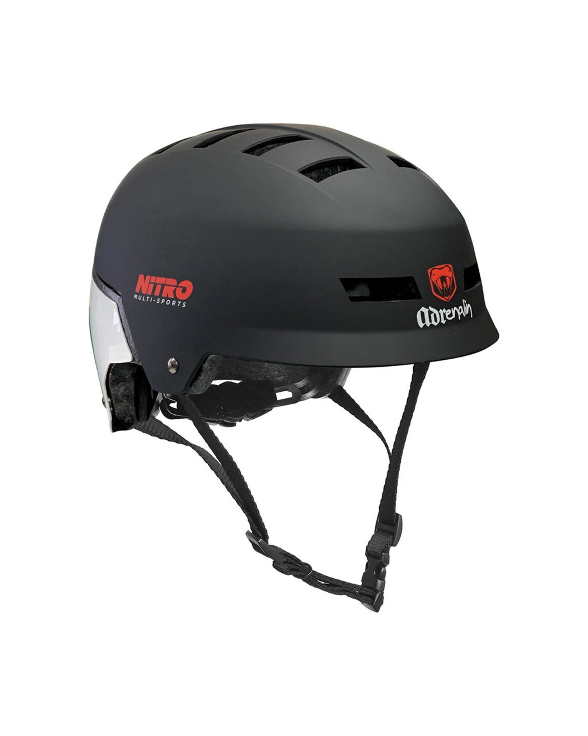 1 Adrenalin Nitro Helmet 8y+ - Black, 1 of 1