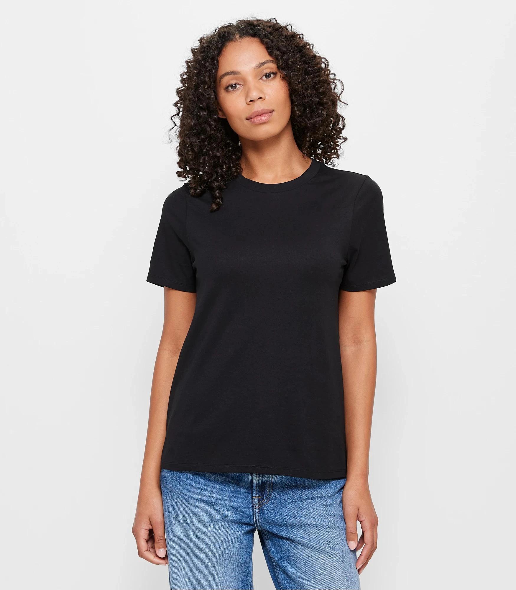 7 Target Australian Cotton Classic Crew Neck T-shirt BLACK, 7 of 10