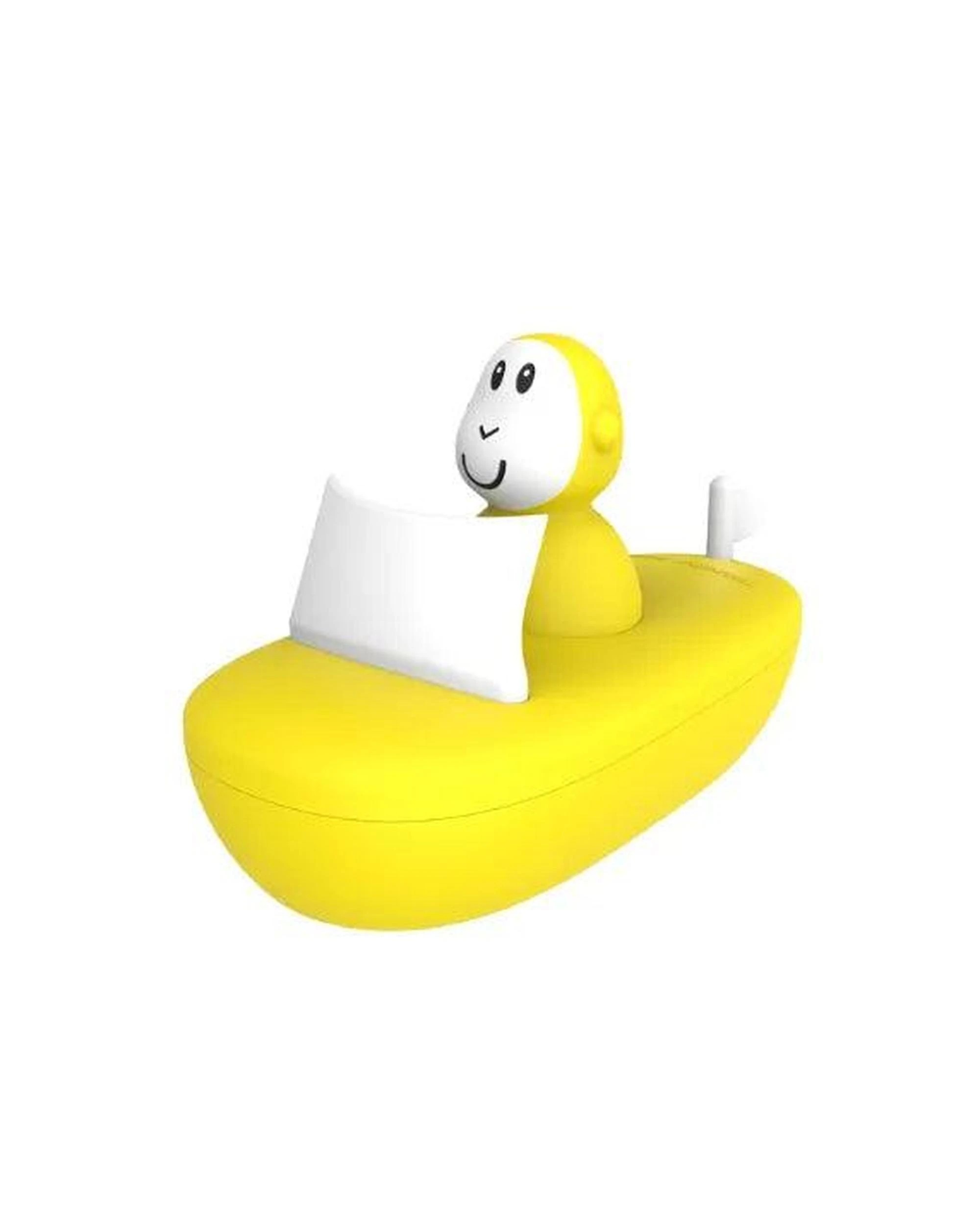1 Matchstick Monkey Bath Time Boat Set - Yellow, 1 of 3