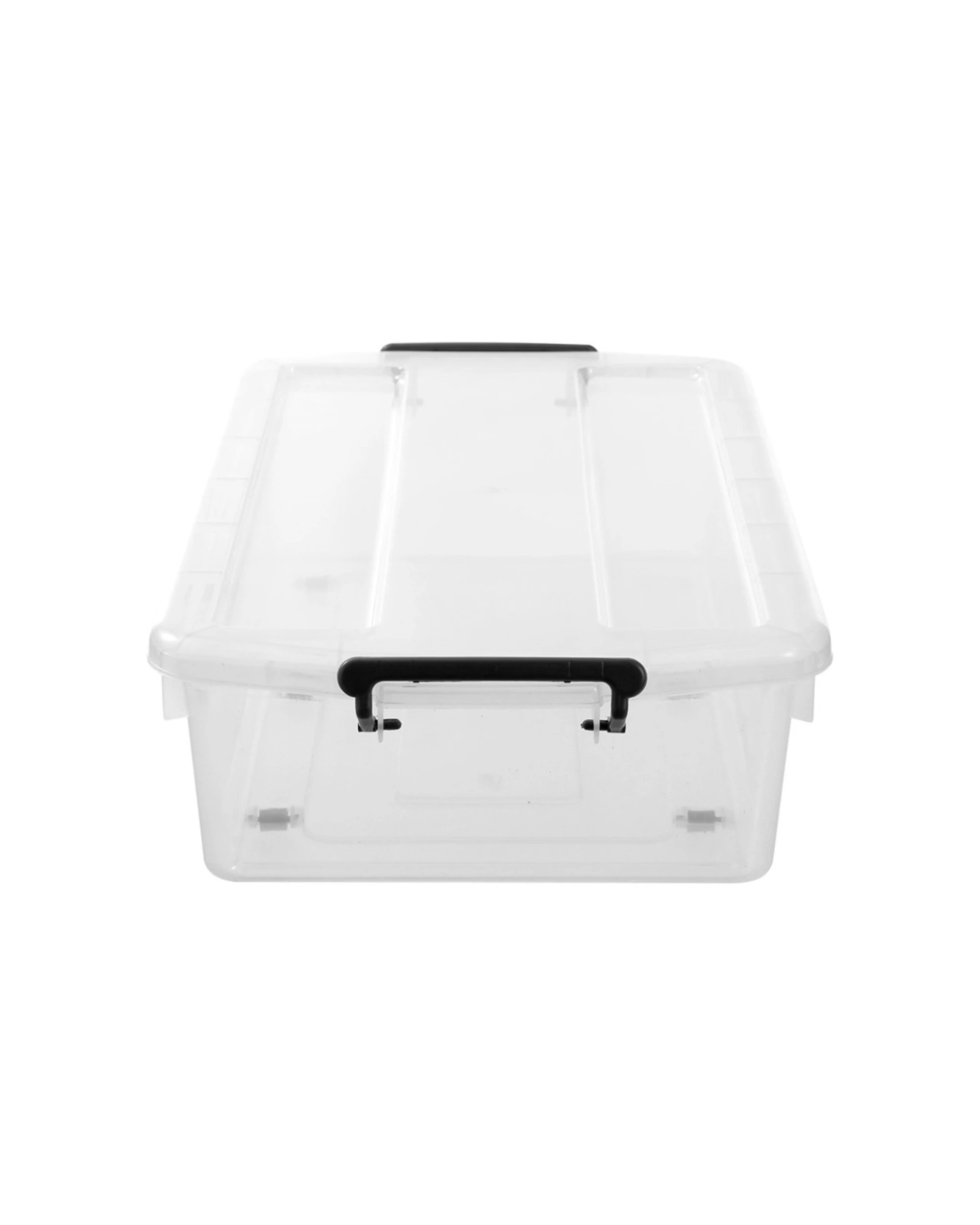 4 Boxsweden 3PK Dura Underbed Home Organiser Storage Container 40L - Clear, 4 of 7
