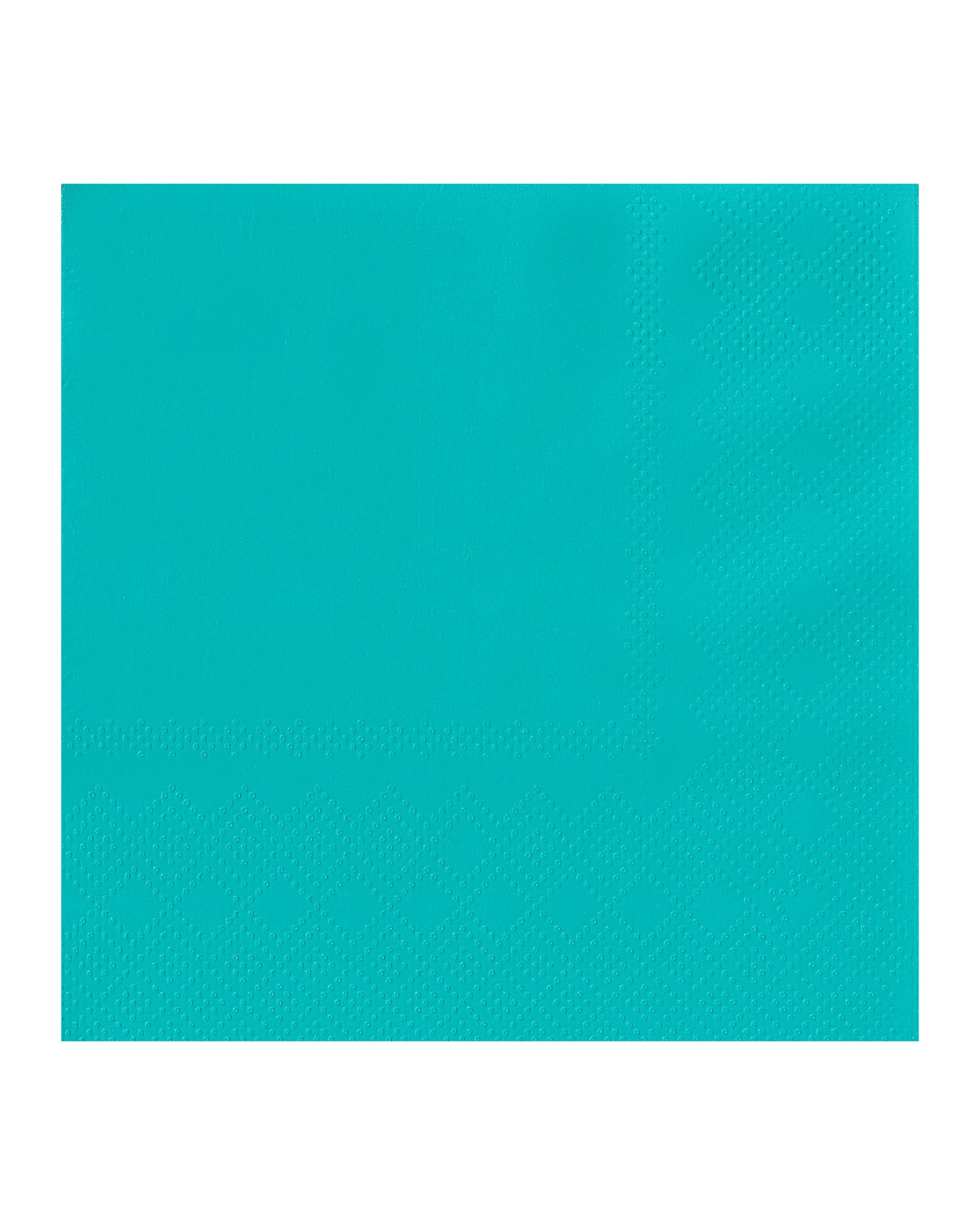 1 Unique Teal Small Napkins Serviettes Pack of 20 - Teal, 1 of 1