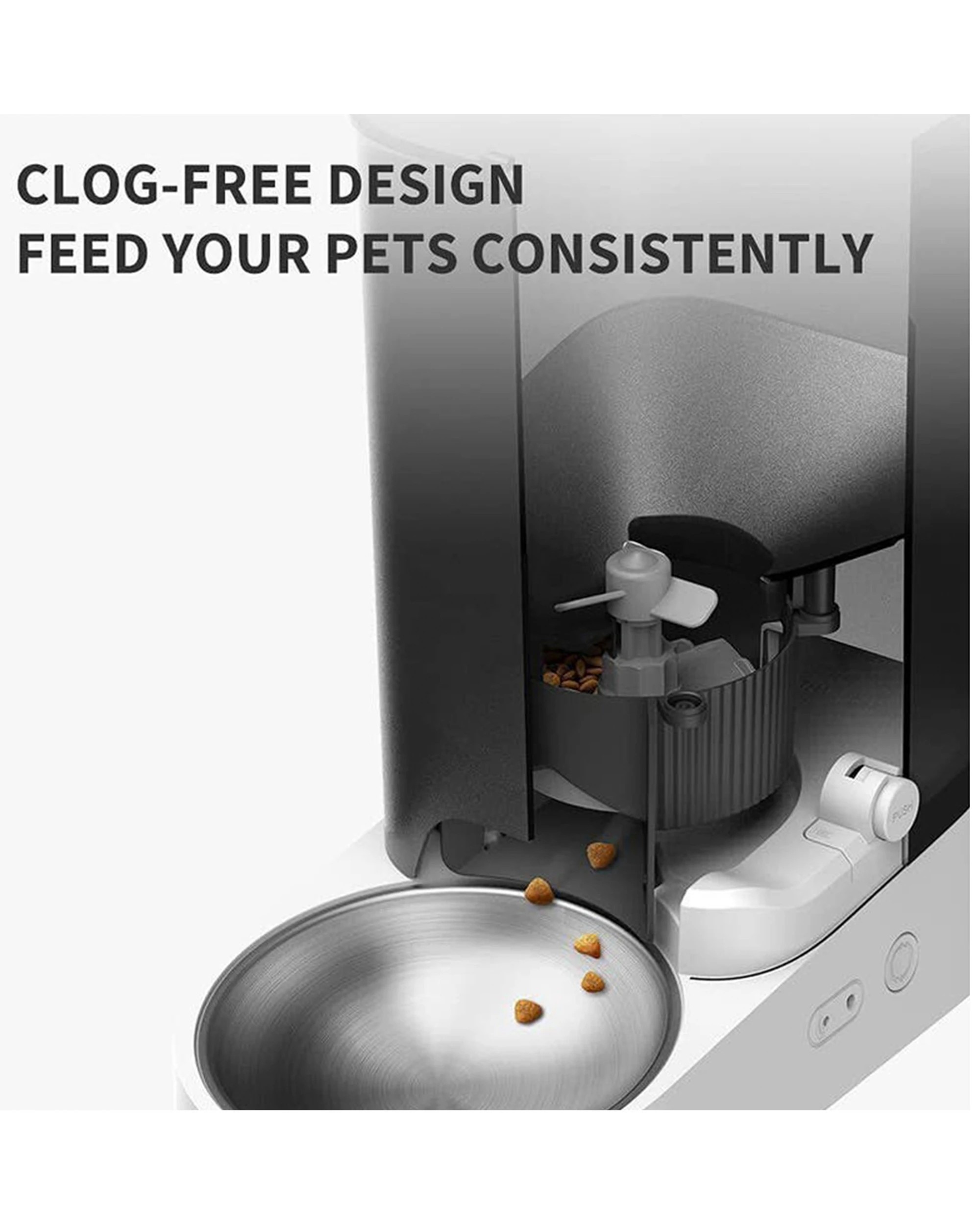 3 Petkit Fresh Element Solo 32cm 3l Smart Pet Feeder Stainless Steel Bowl Dark Grey
 - Grey, 3 of 8