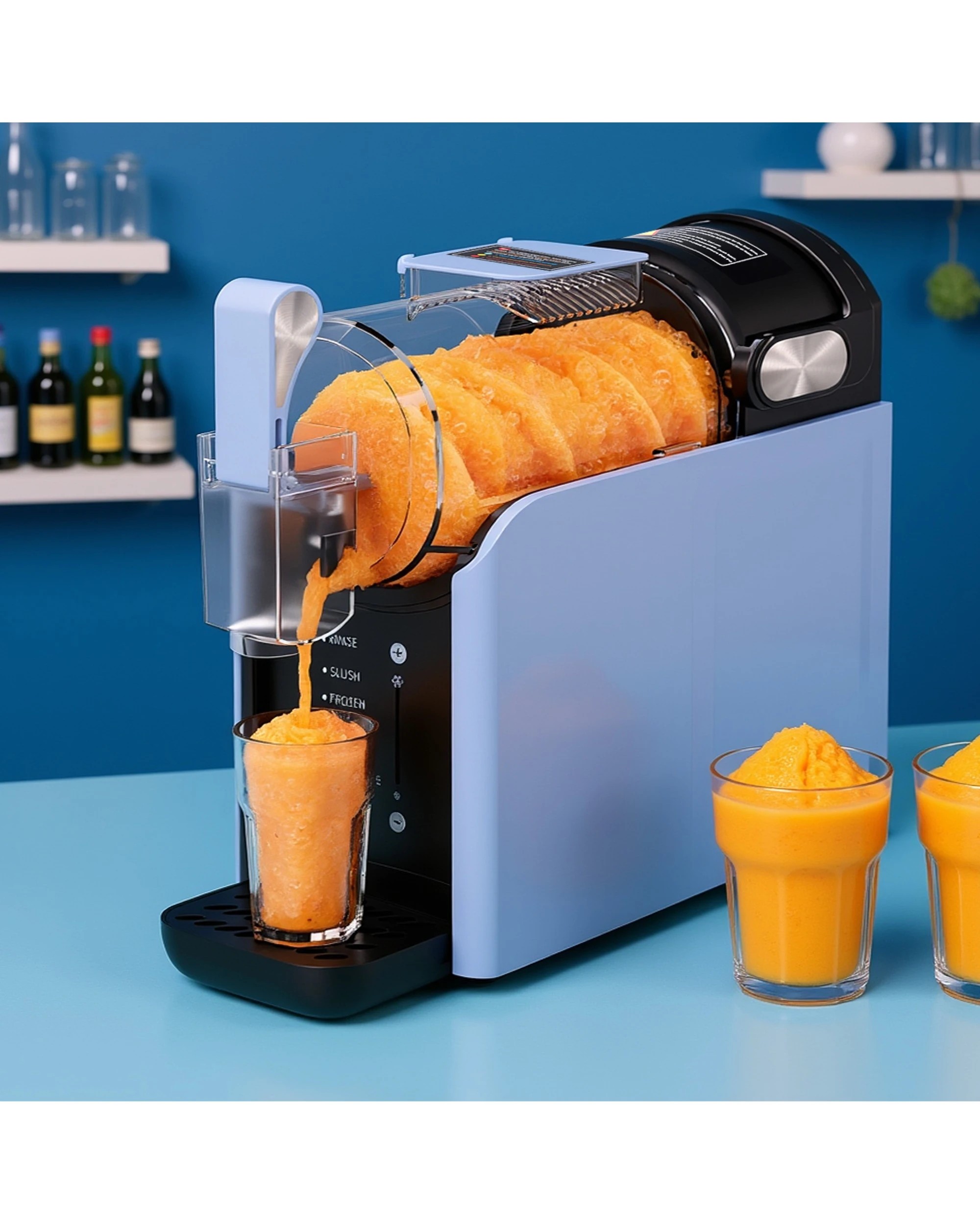 4 Advwin Slushie Machine 2L Ice Crusher with 5 Modes, 4 of 5