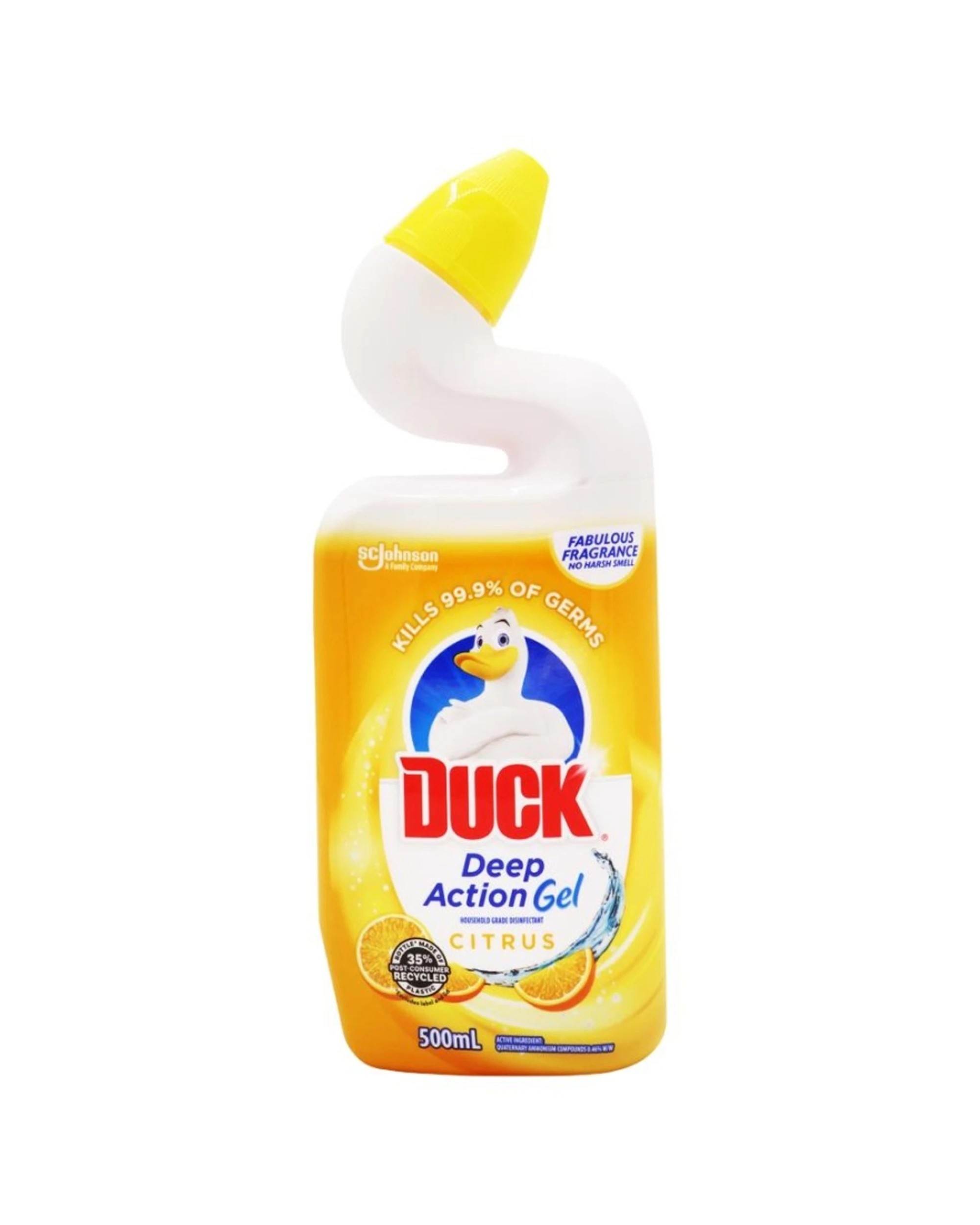 2 Duck 6PK Deep Action Gel Household Grade Disinfectant Citrus Cleaning 500mL - Multi, 2 of 3