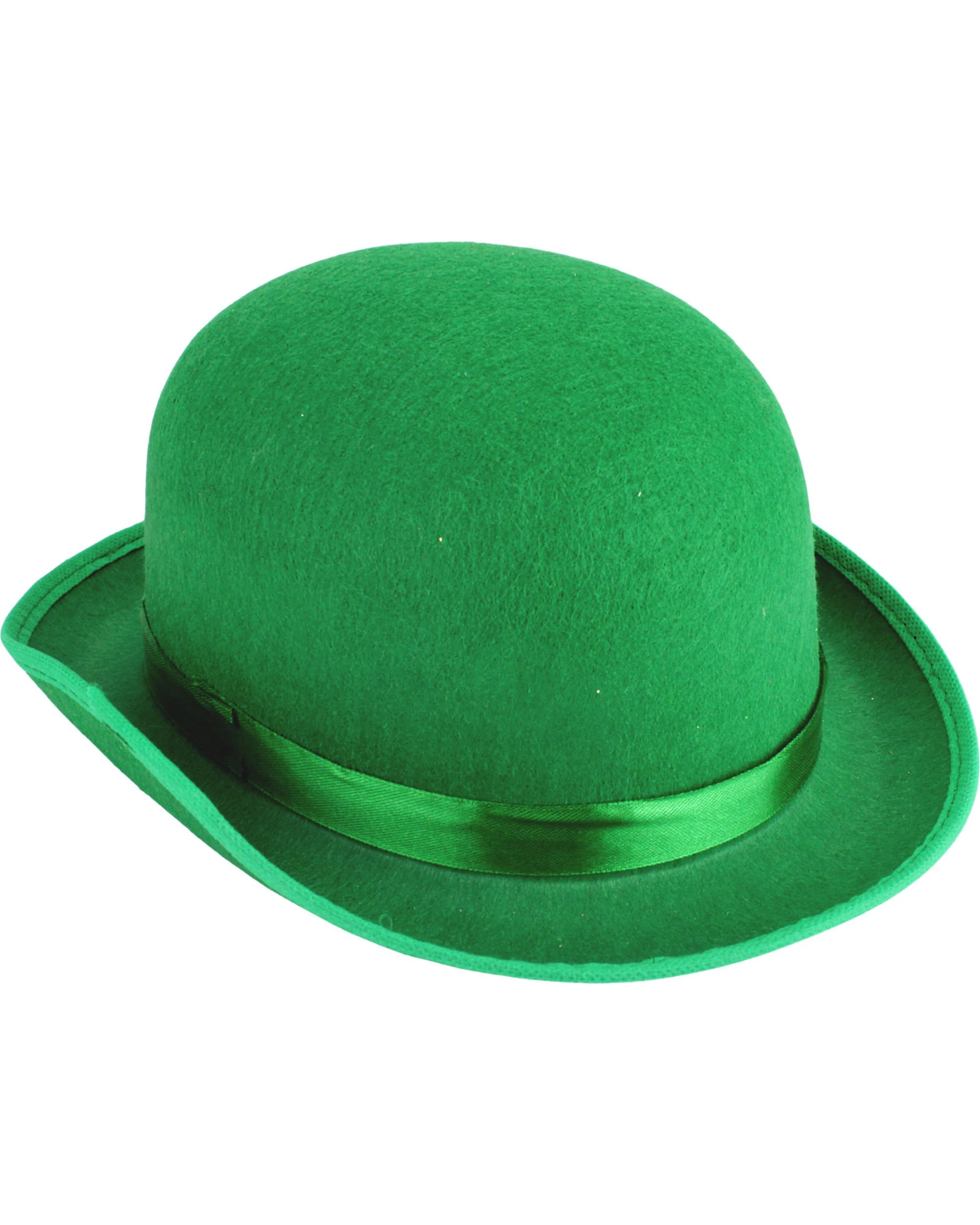 1 Partyrama Bowler Hat - One Size - Green, 1 of 1