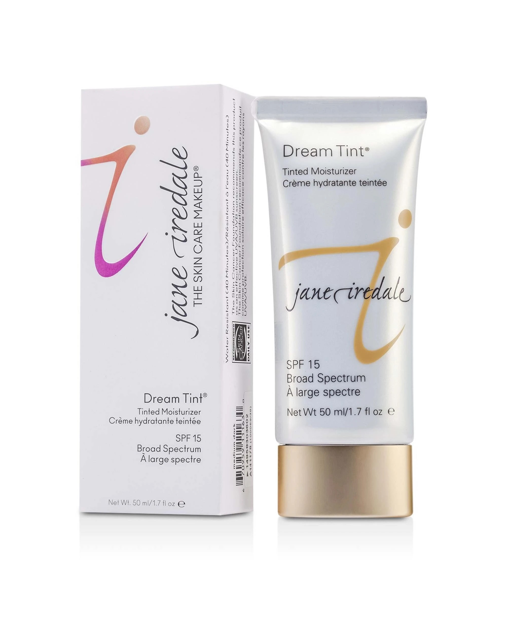 1 Jane Iredale Dream Tint Tinted Moisturizer SPF 15 - Medium Dark  50ml/1.7oz - Plain, 1 of 5
