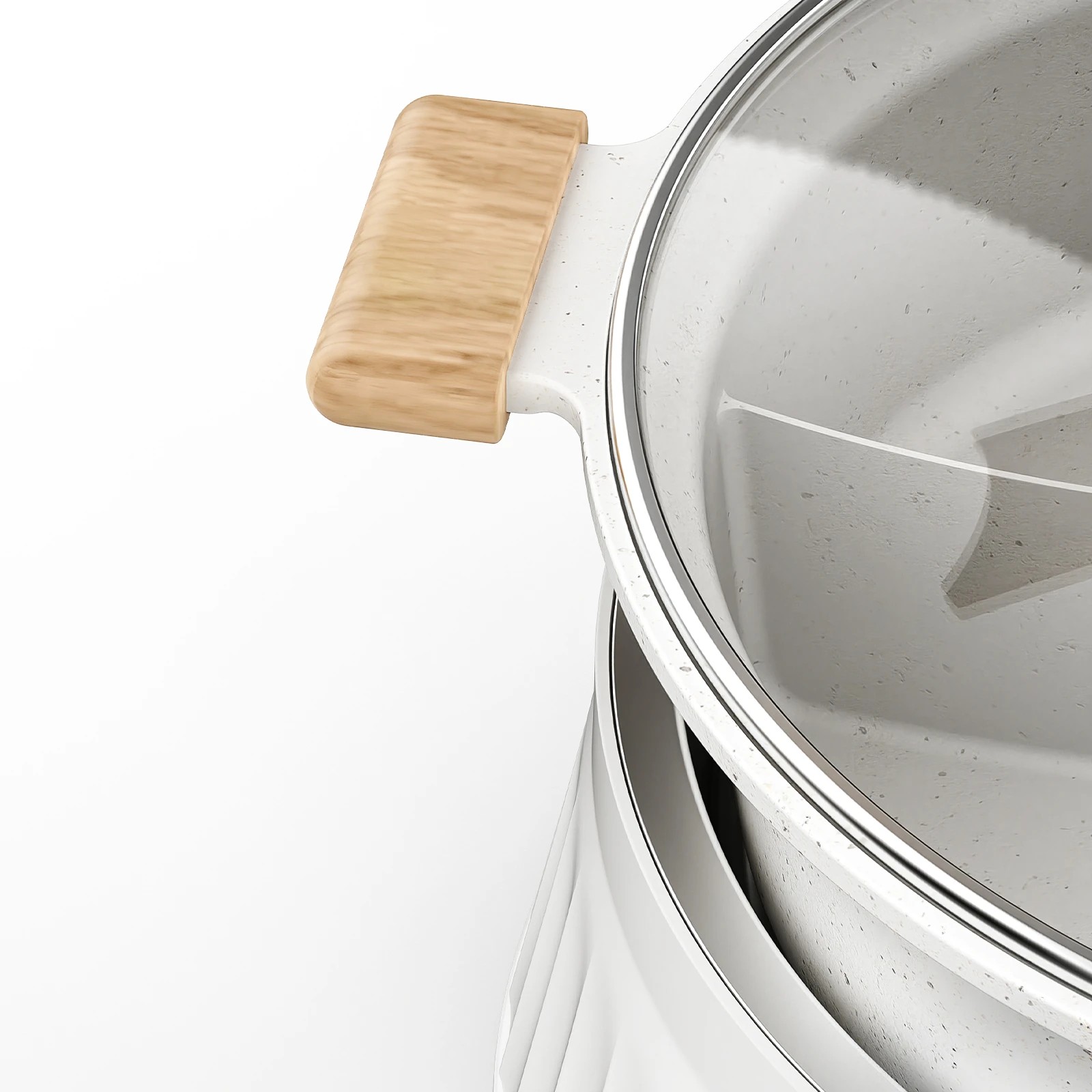 4 Yopower 4L Electric Hot Pot with Detachable Pot - White, 4 of 5