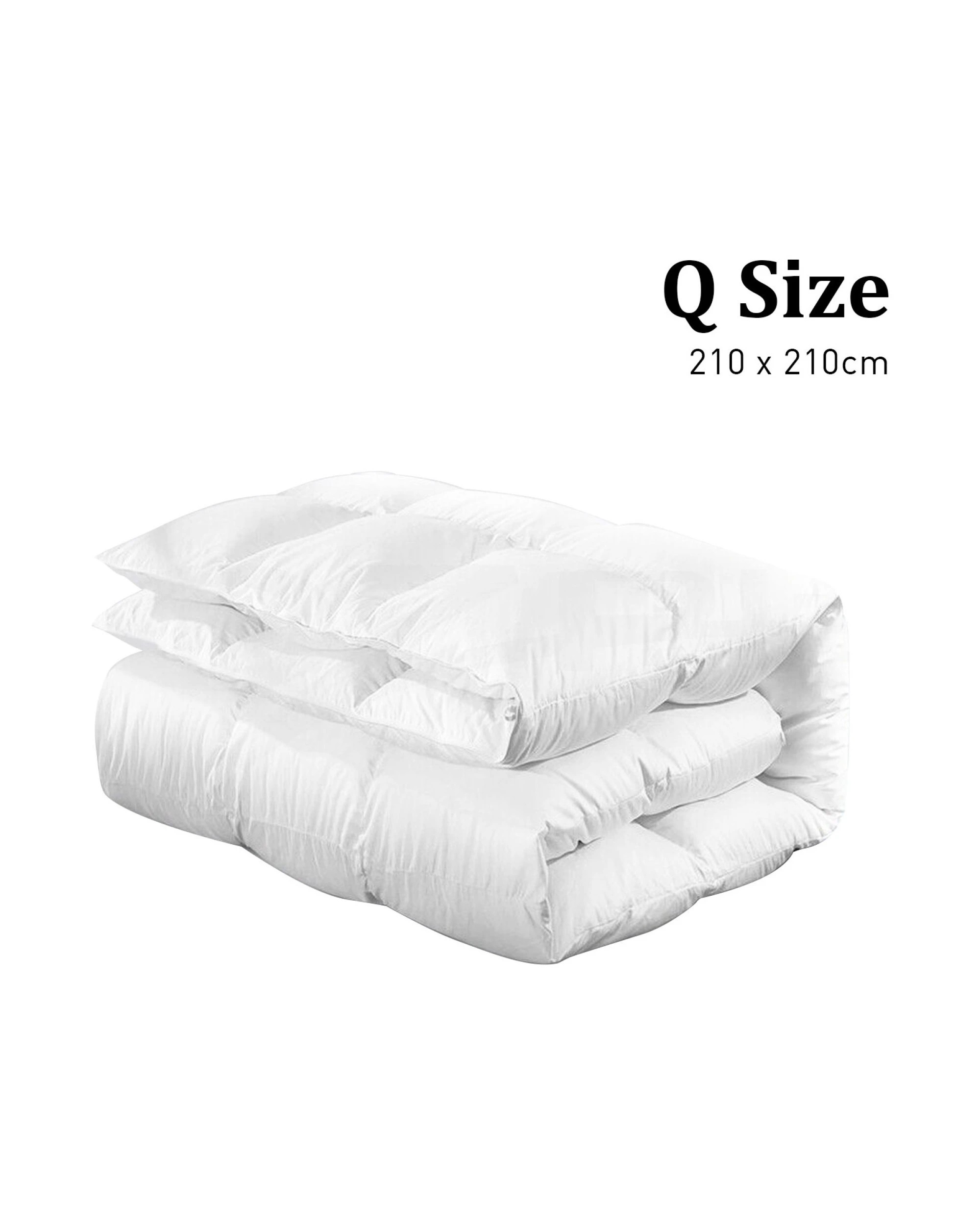 3 Laura Hill 500gsm Duck Down Feather Quilt Comforter Doona
 - Queen Bed, 3 of 10