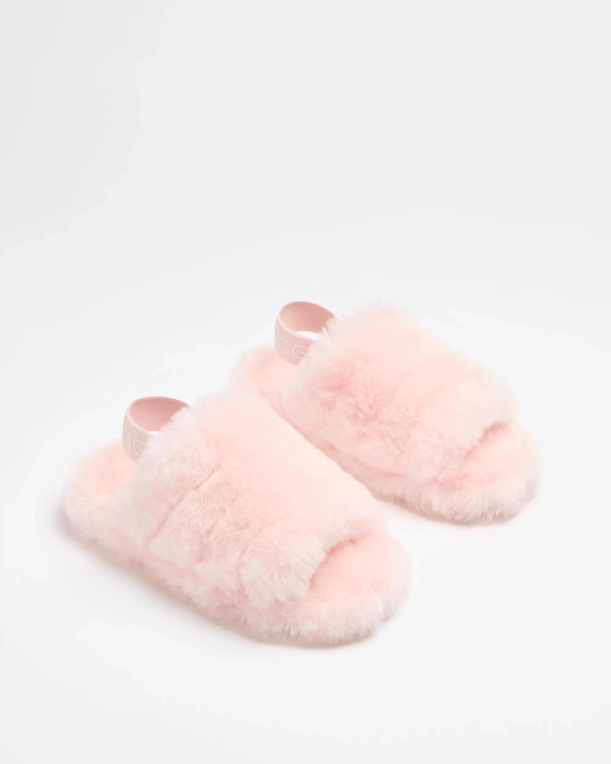 2 Australian Design Ugg Boots and Slippers Womens Genuine Sheepskin Sling Back Slipper PINK, 2 of 3