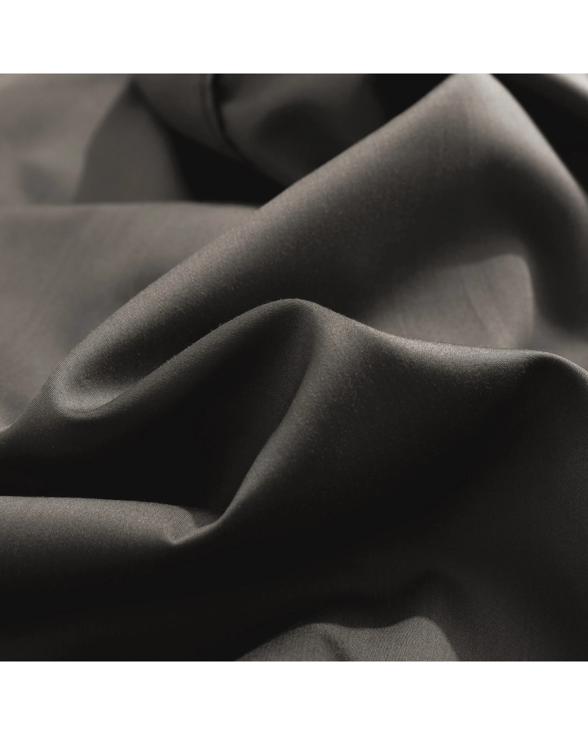 3 Serene 400TC Bamboo Cotton Sateen Sheet Set - King Bed - Charcoal, 3 of 6