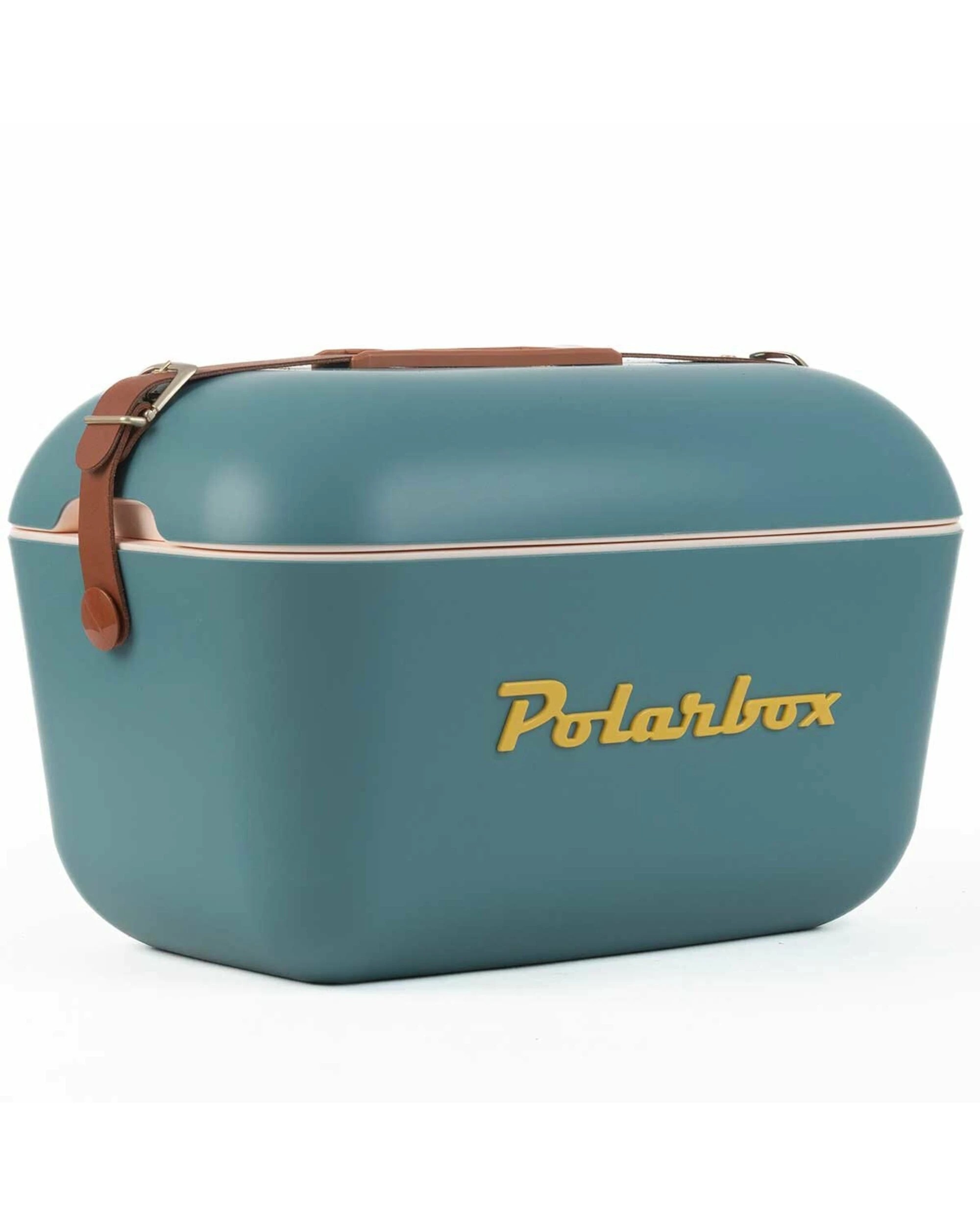 1 Polarbox Classic 20L Cooler Marine with Mustard Logo, 1 of 4