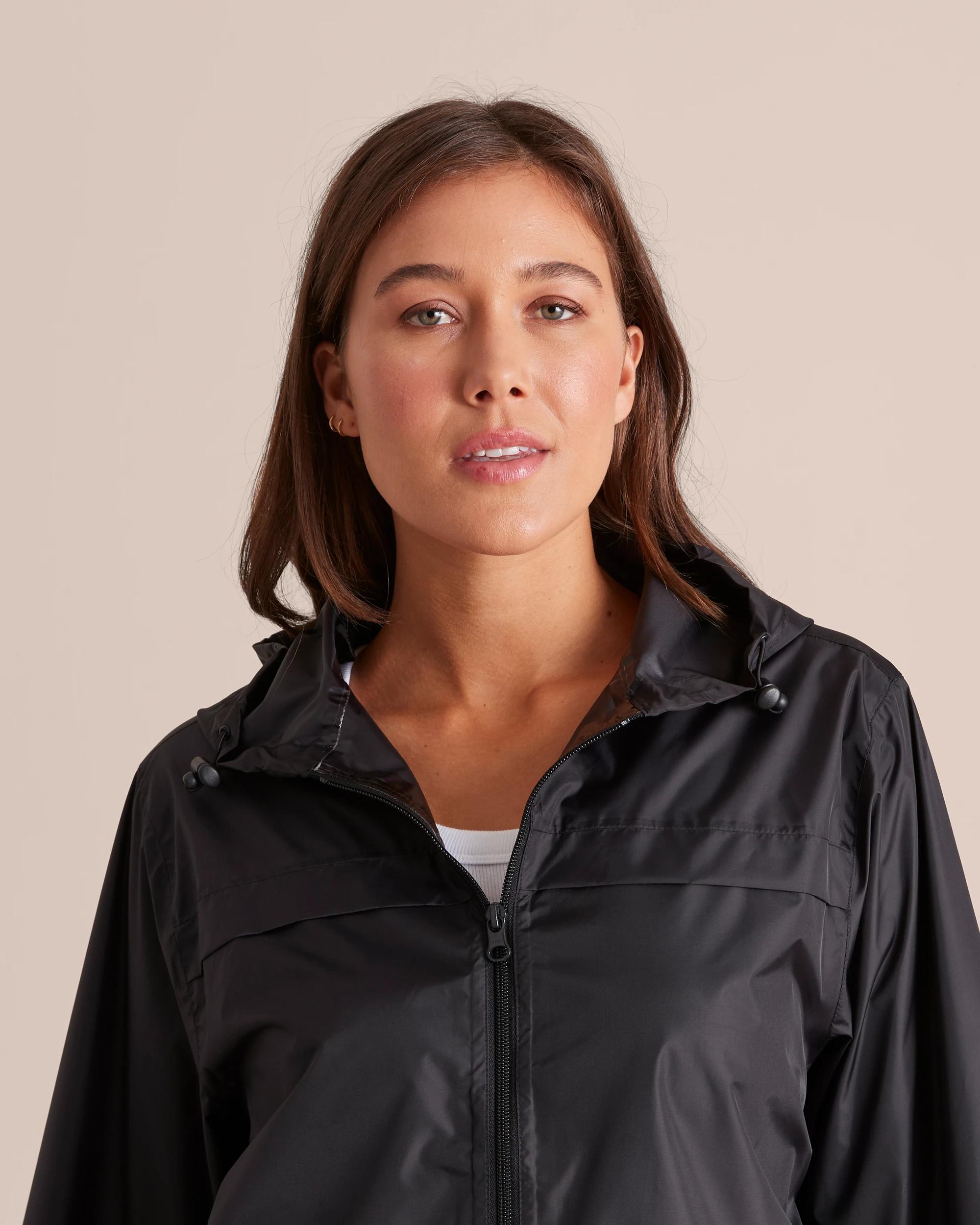 5 Target Fold Up Rain Jacket BLACK, 5 of 9