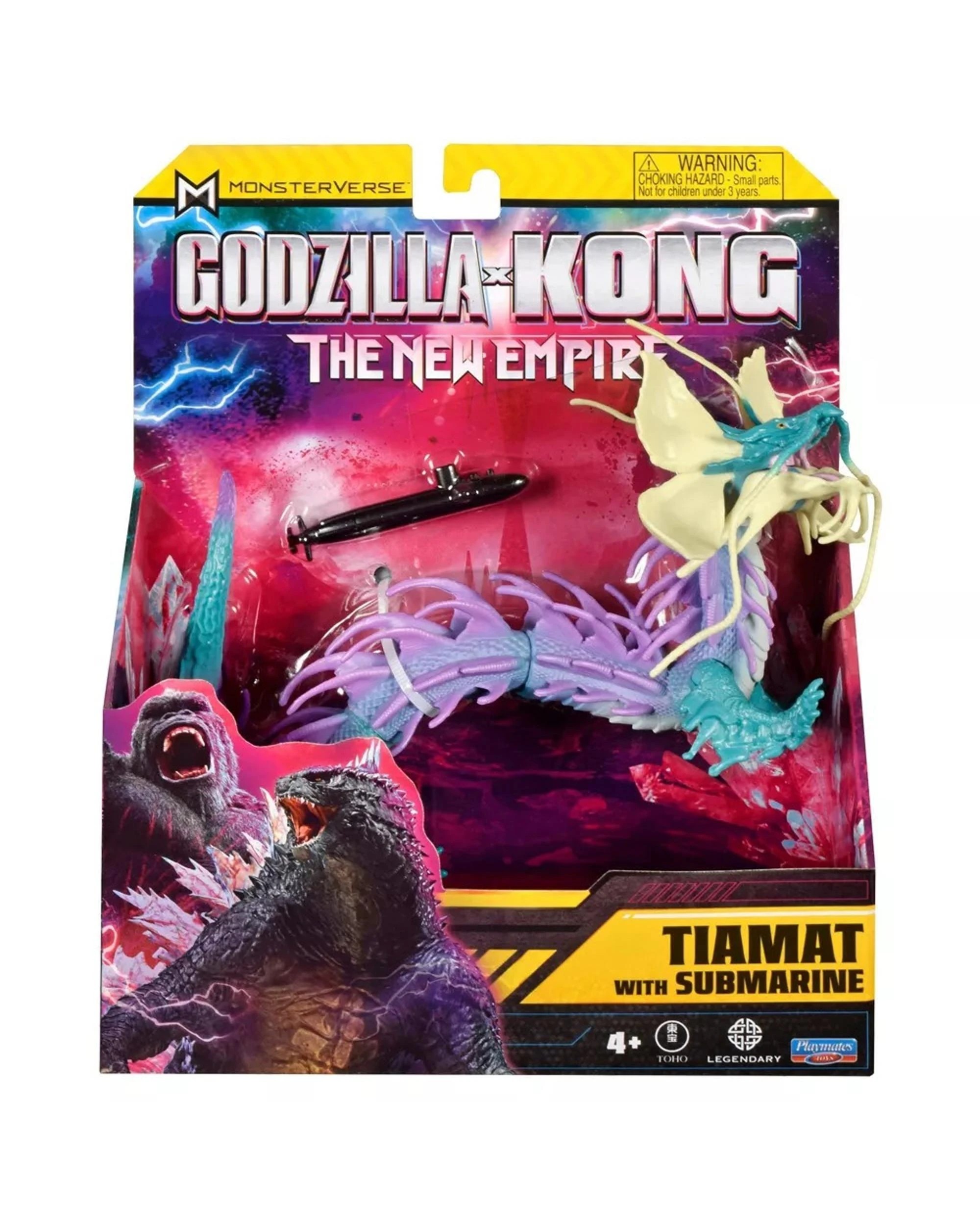 1 Godzilla x Kong: The New Empire Tiamat With Submarine 6 inch Action Figure, 1 of 4