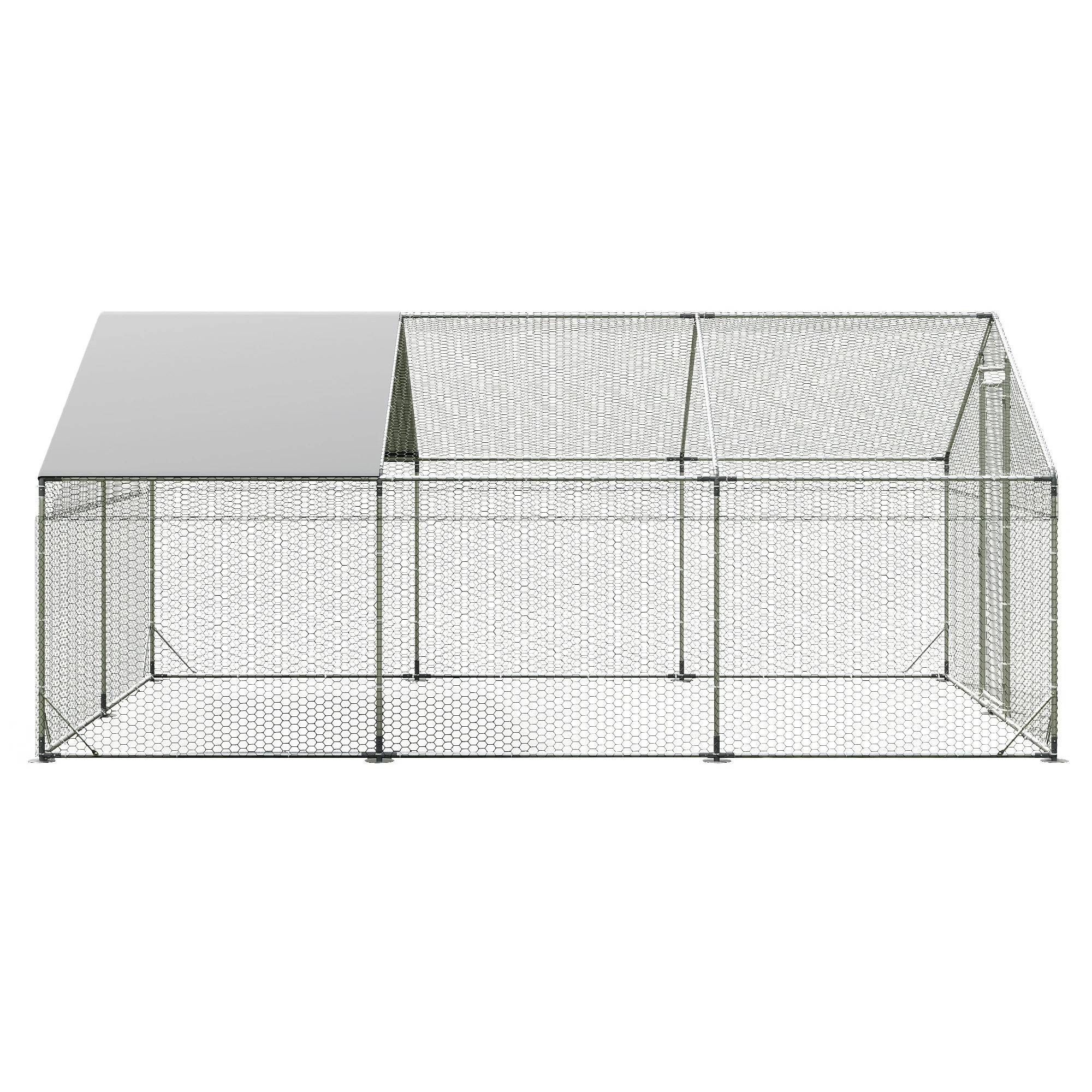 2 Pawz 600X300X195Cm Large Metal Walk-In Chicken Coop Cage, 2 of 8