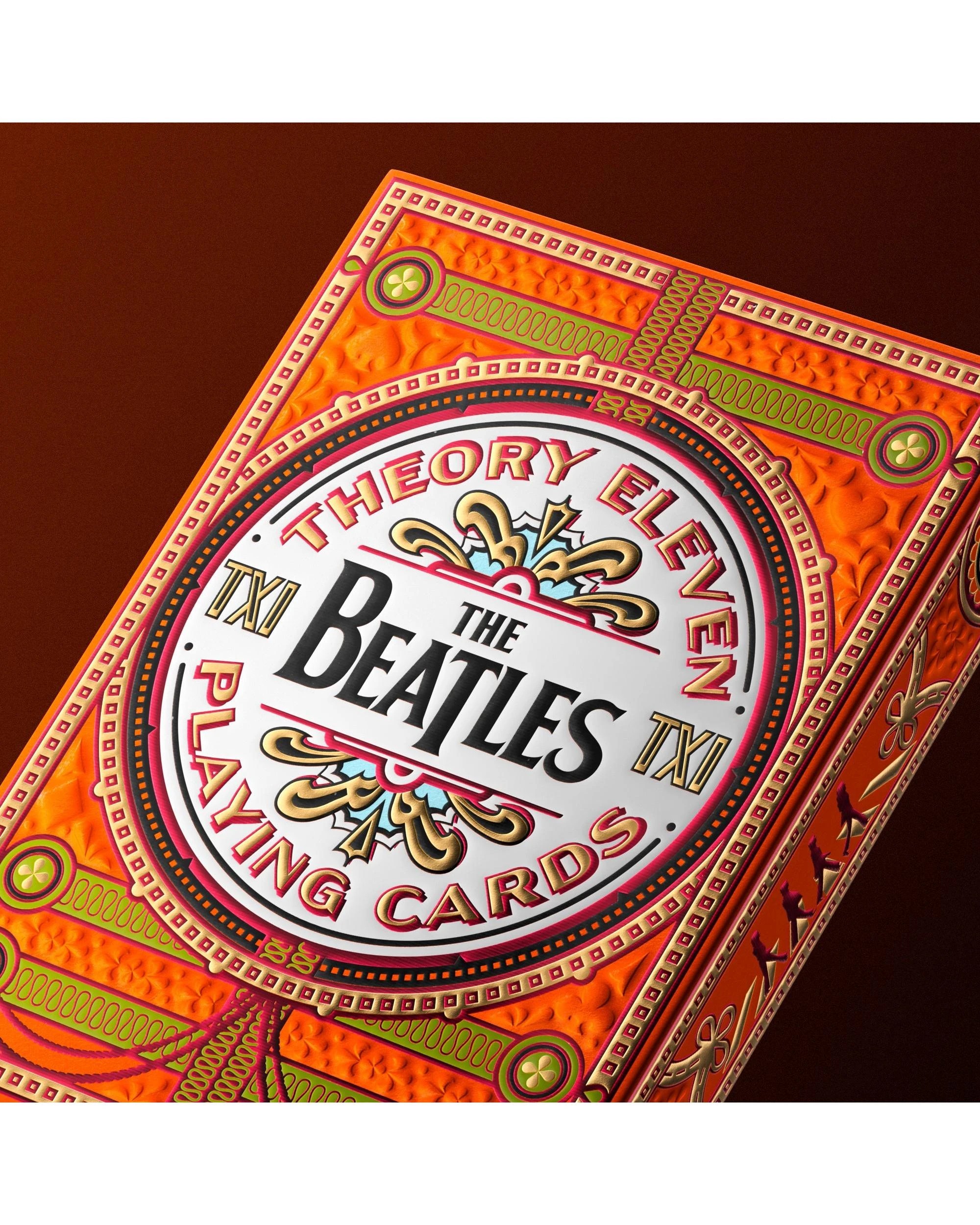 4 theory11 The Beatles Orange Playing Cards, 4 of 6