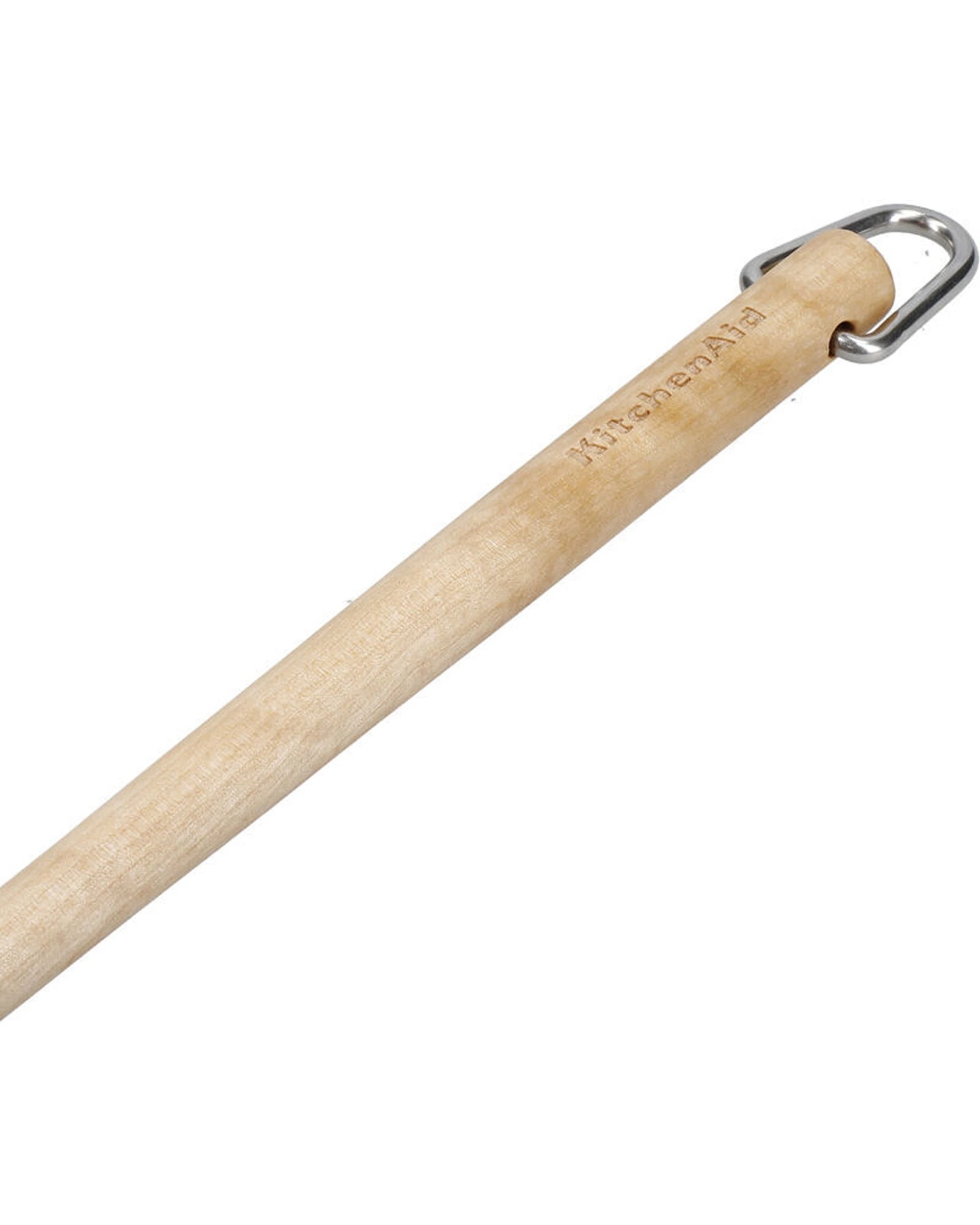 4 KitchenAid Birchwood Handle Spoon Spatula 4PK Silicone Head Kitchen Utensil - Red, 4 of 6