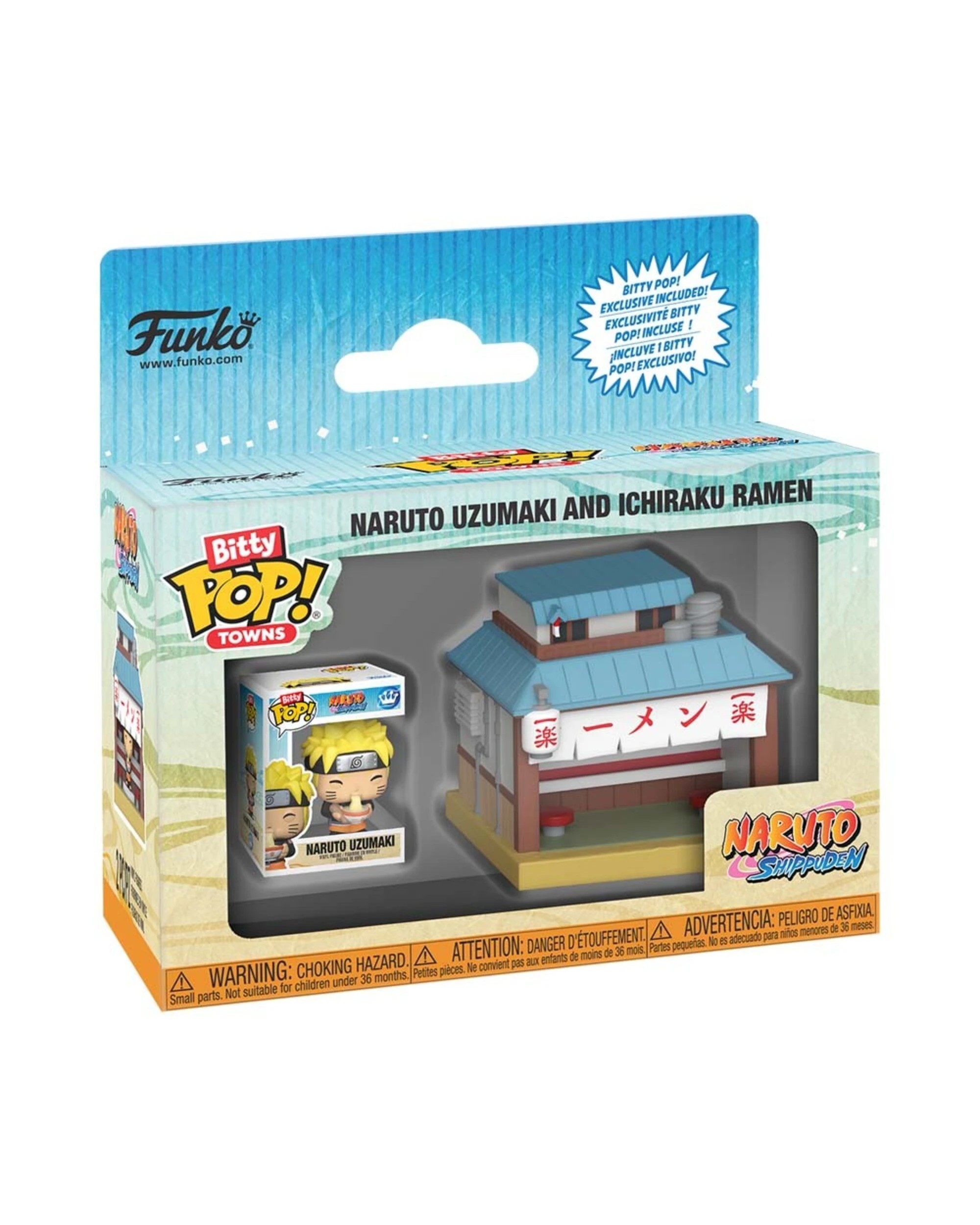 1 Naruto: Shippuden - Naruto Uzumaki and Ichiraku Ramen Bitty Pop! Town, 1 of 3