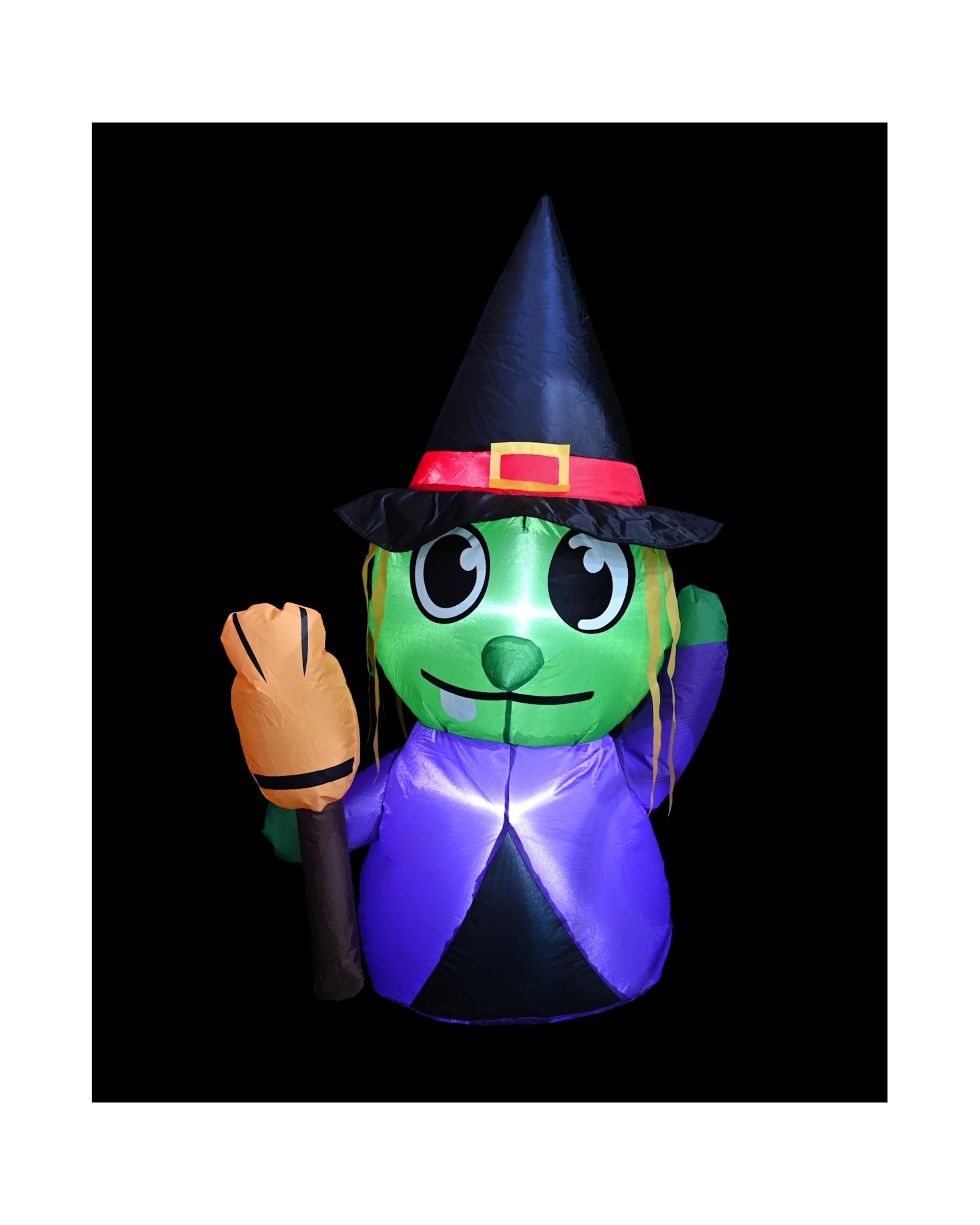 1 Uncle Bills Inflatable Halloween Witch With LED Lights 100cm - Multi, 1 of 1