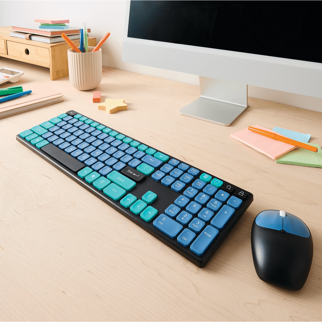 1 Wireless Keyboard and Mouse - Black, 1 of 8