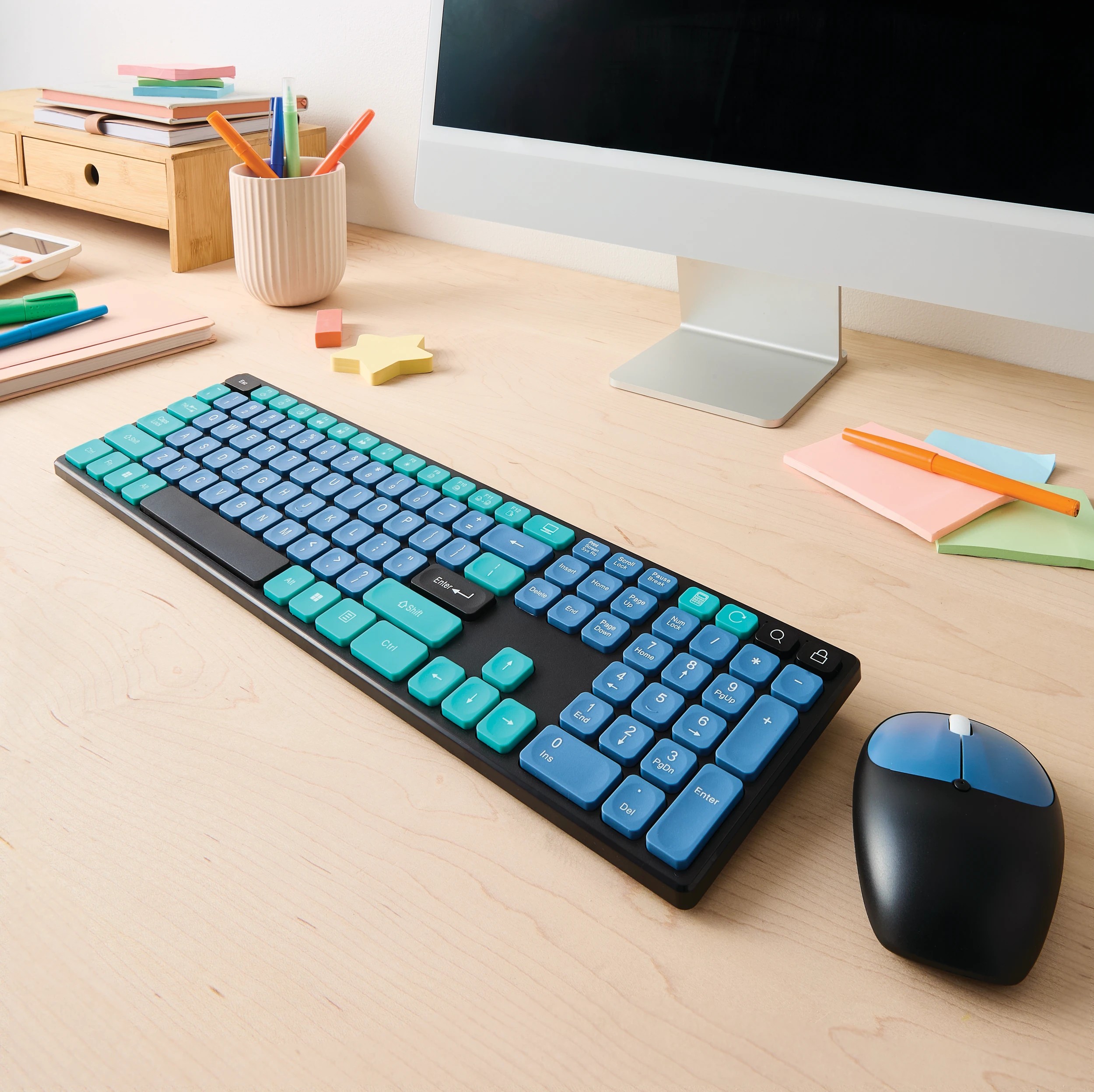 1 Wireless Keyboard and Mouse - Black, 1 of 8