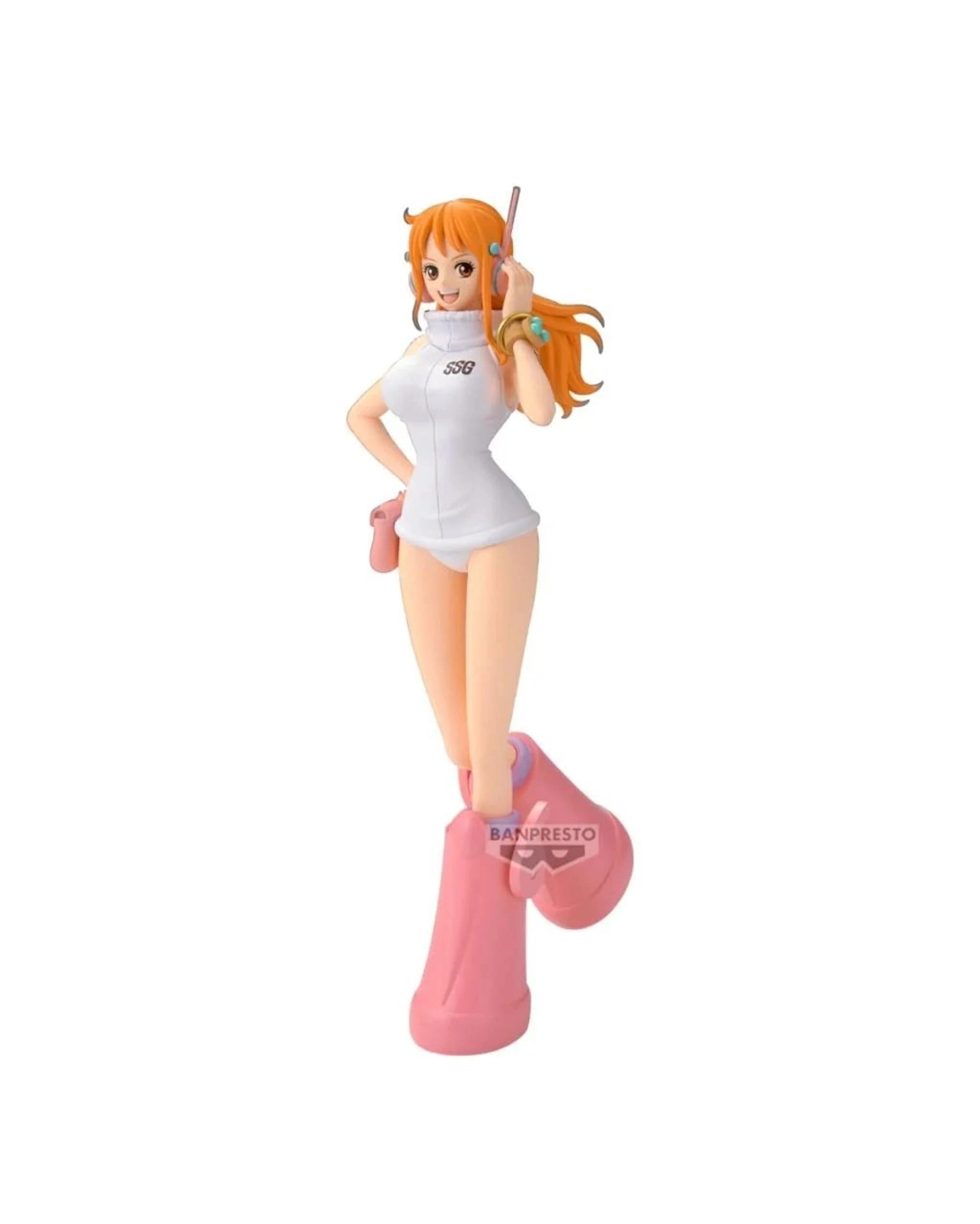 1 Banpresto Glitter and Glamours One Piece Nami Egghead Style Figure, 1 of 5