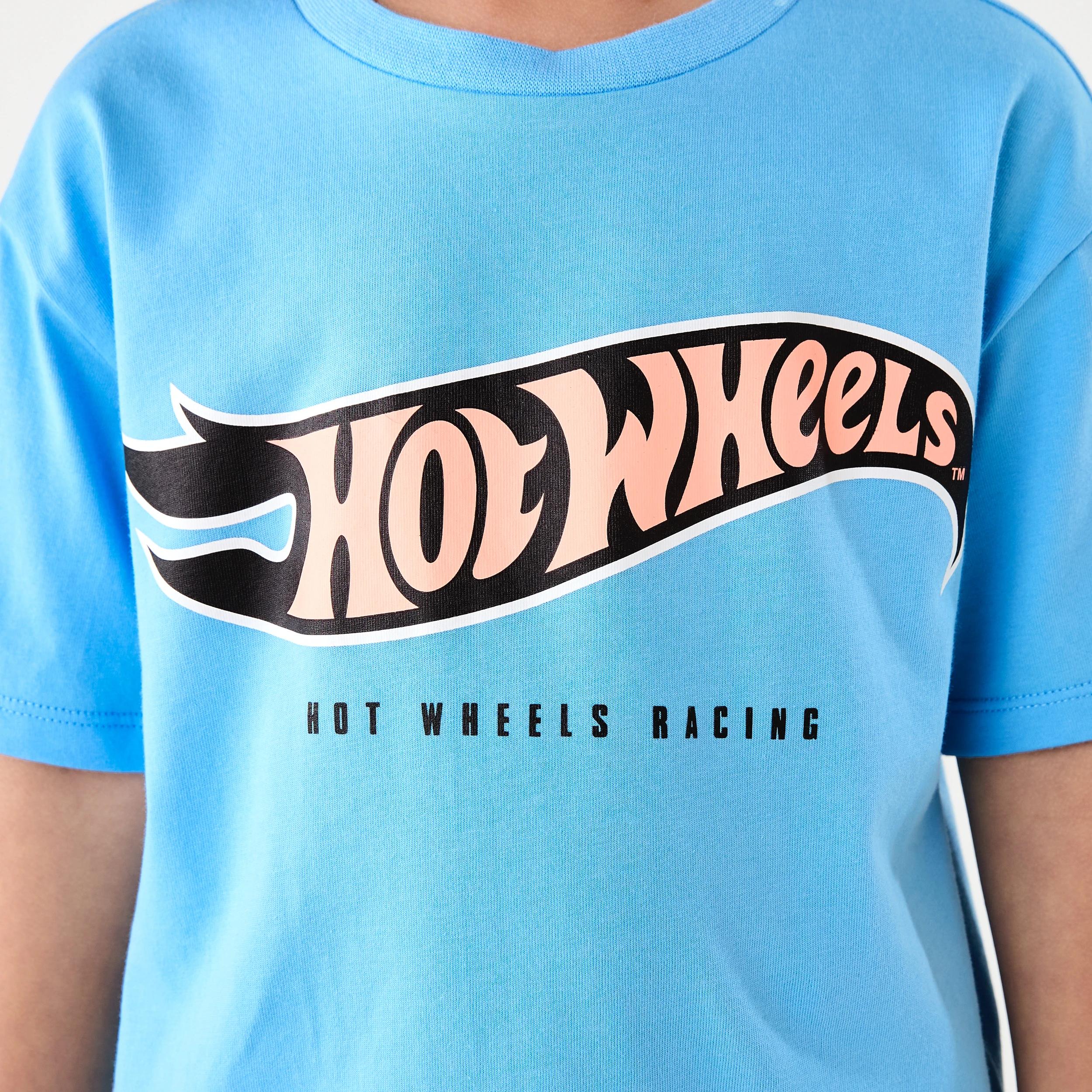 4 Hot Wheels License Print T-shirt HOT WHEELS RACING FRONT AND BACK PRINT, 4 of 7