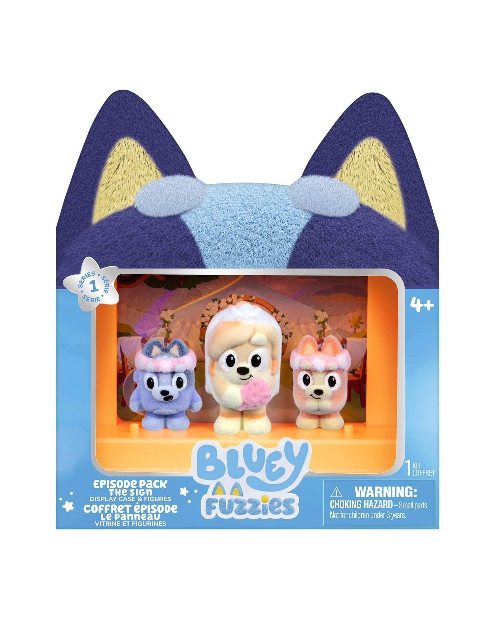3 Bluey Fuzzies Series 1 The Sign Episode Pack, 3 of 7