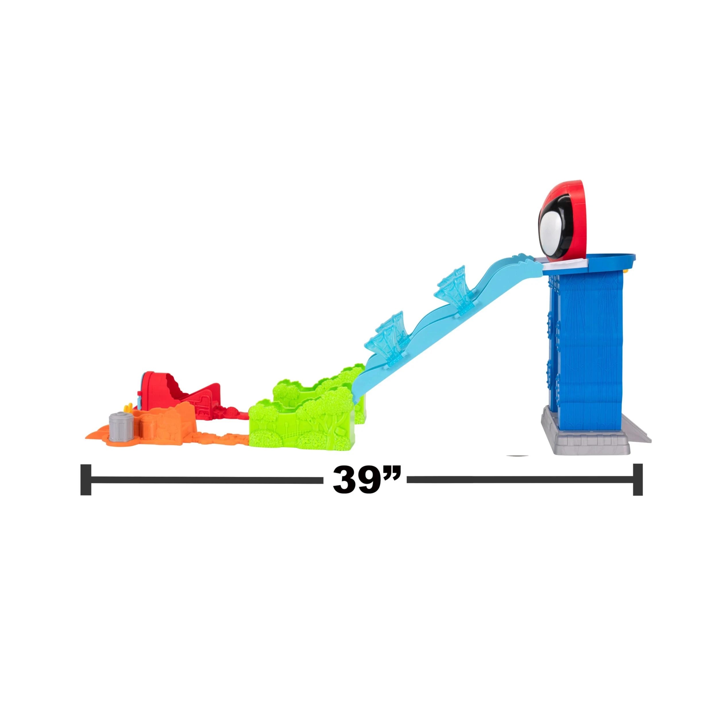 3 Disney Junior Marvel Spidey & His Amazing Friends Spideys Mega Jump HQ Track - Multi, 3 of 6