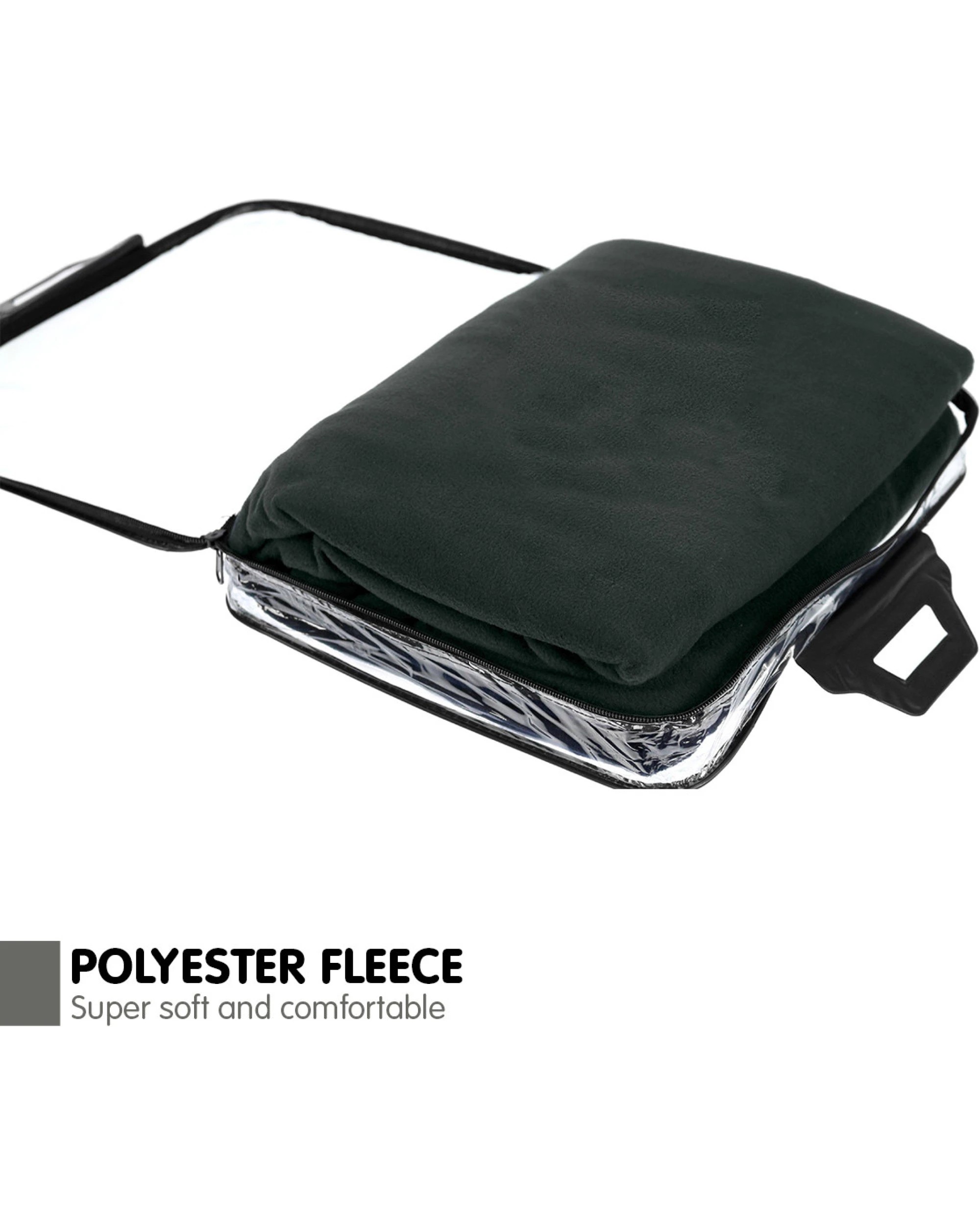 5 Laura Hill Heated Electric Car Blanket 150x110cm 12v - Black
 - Queen Bed, 5 of 6