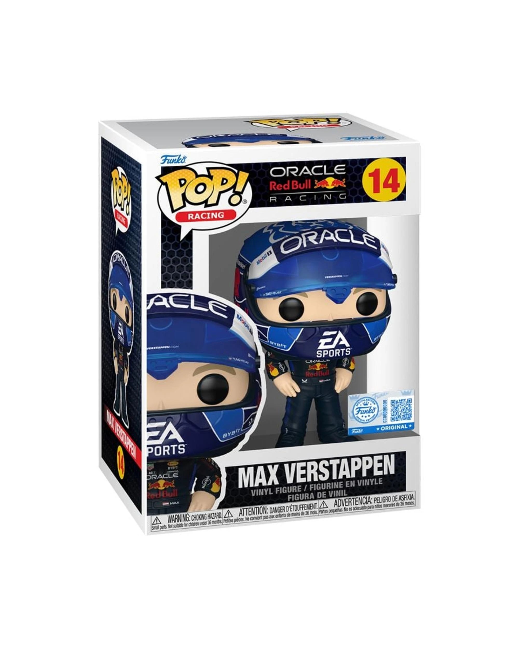 3 Formula 1 Oracle Red Bull Racing Max Verstappen with USA Helmet Funko POP! Vinyl, 3 of 3