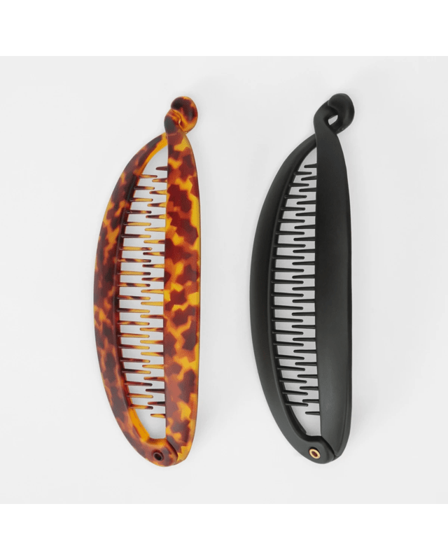 2 Pack Tort and Black OXX Haircare Banana Hair C