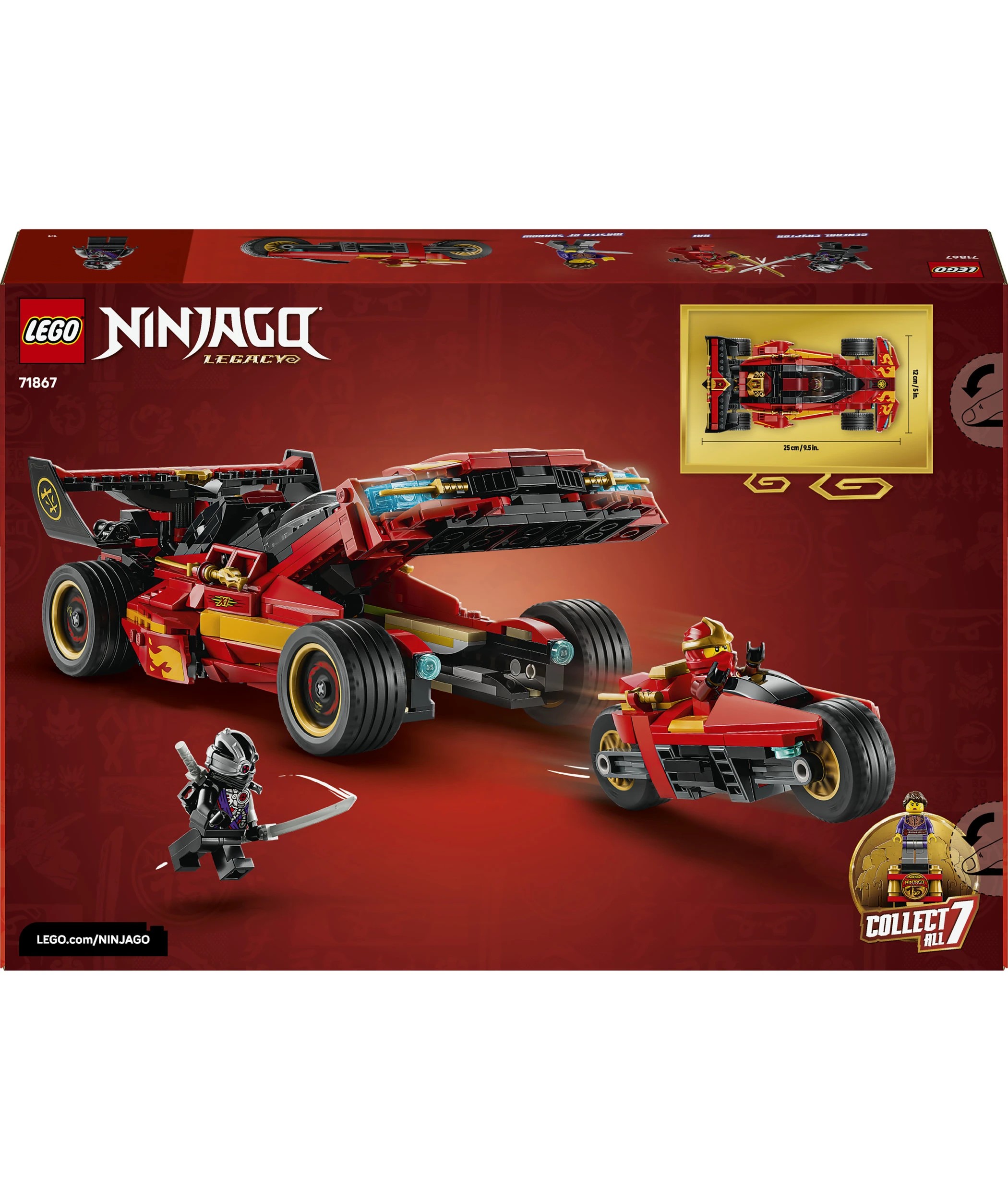 10 LEGO Ninjago X-1 Ninja Charger 15th Anniversary 71867, 10 of 10