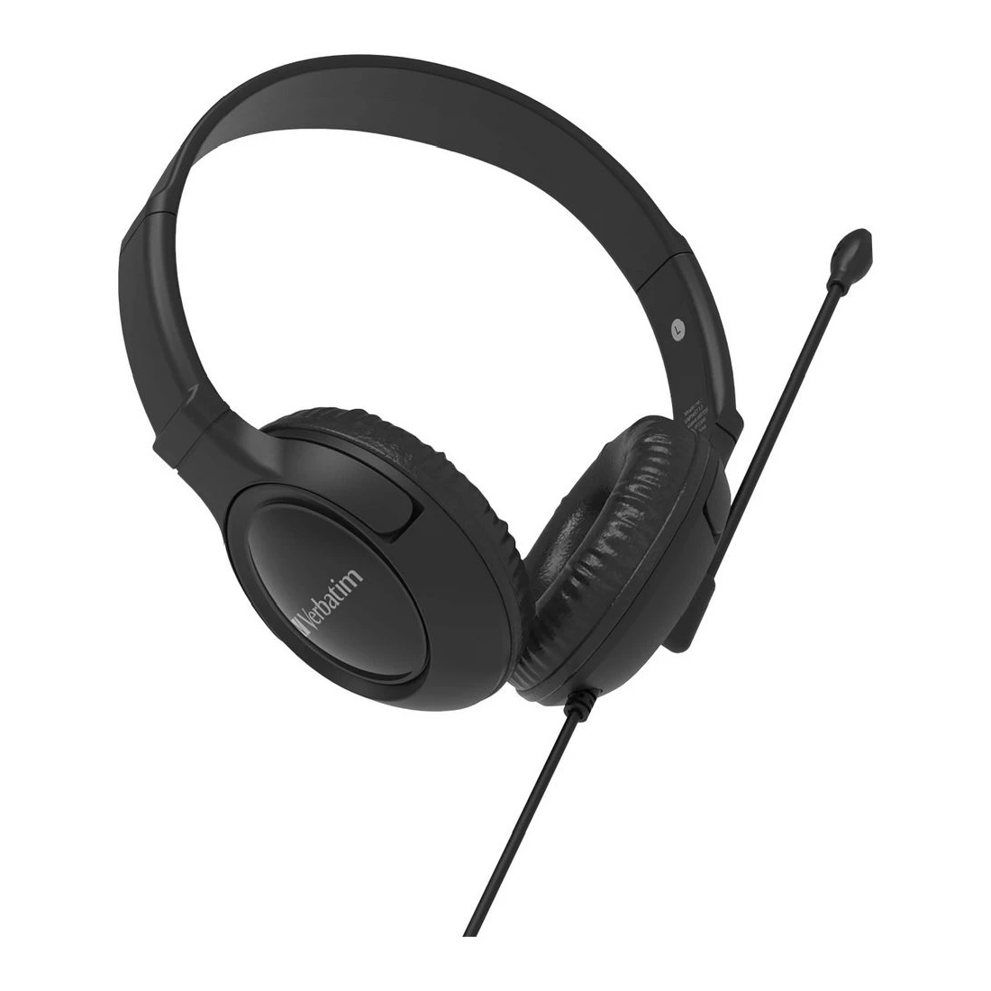 1 Verbatim Multimedia Headset with Boom Mic, 1 of 2