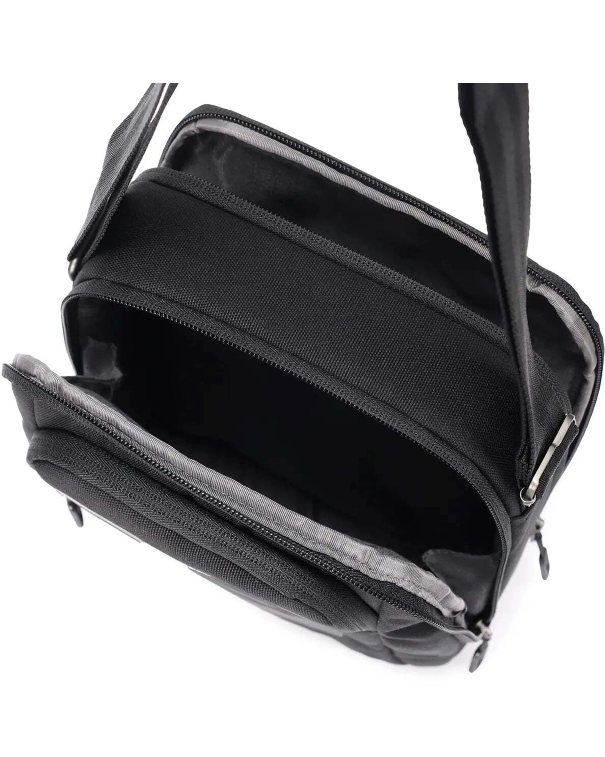 2 Hedgren RELAX Medium Vertical Crossbody Bag With RFID Pocket Recycled RPET - Black, 2 of 7