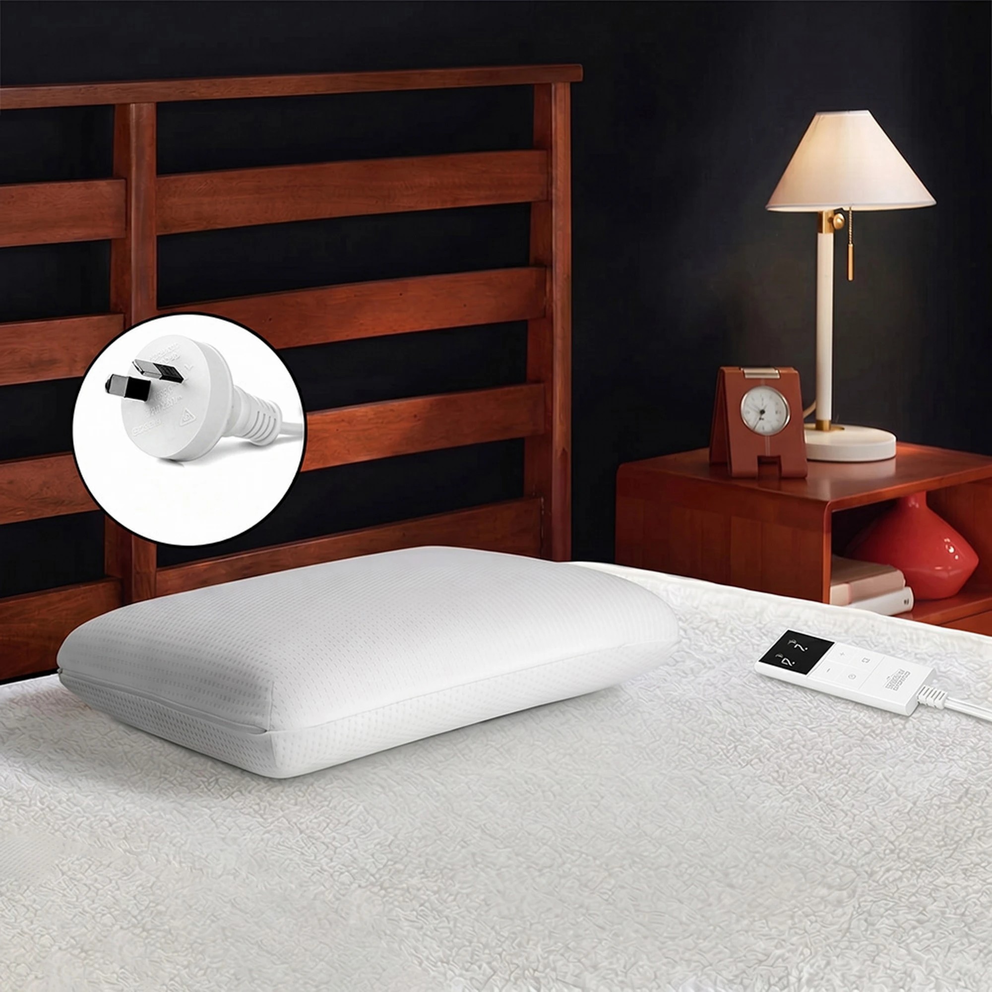 2 Giselle Electric Blanket Fleecy Underlay King - White, 2 of 9