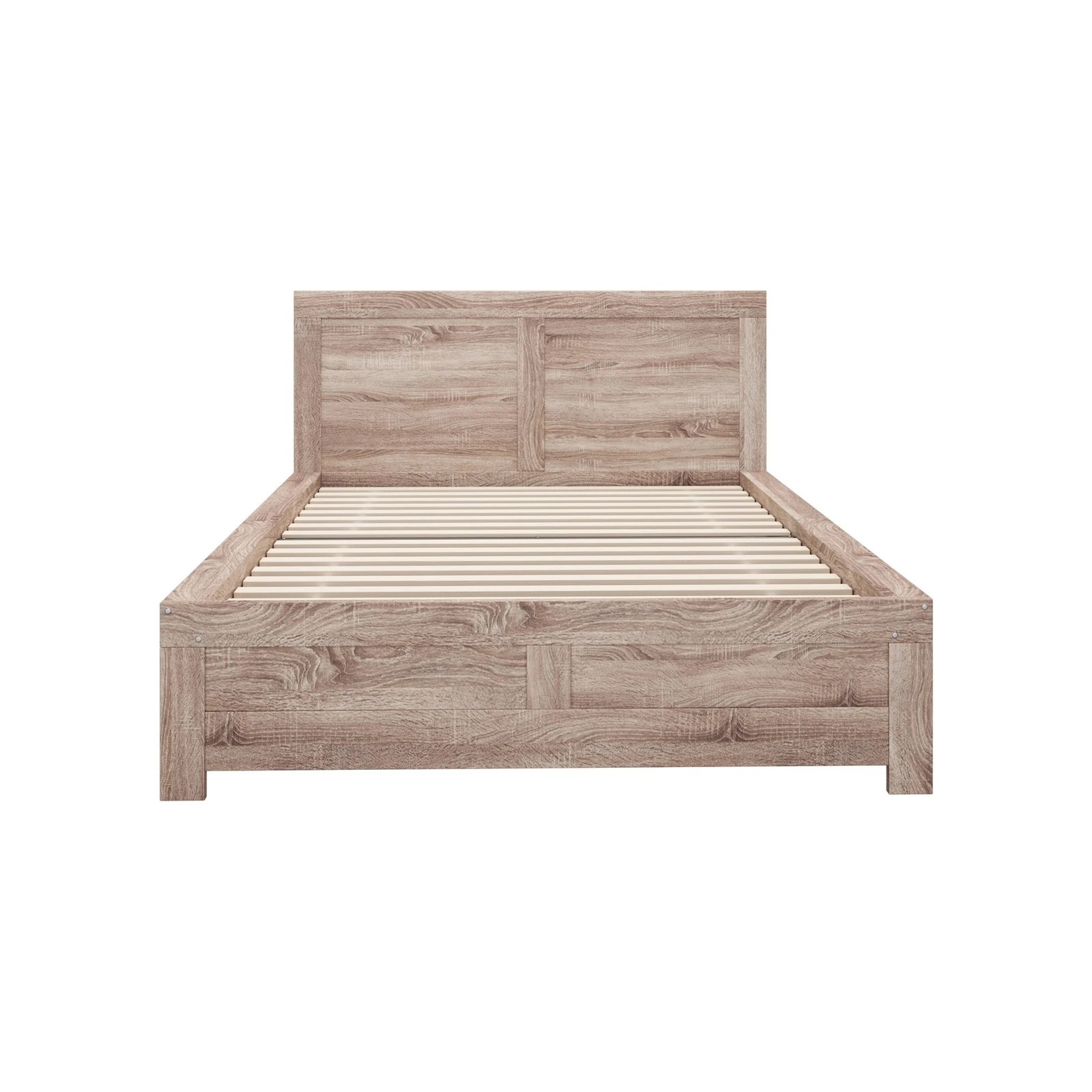 6 Oikiture Double Bed Timber Bed Frame
 - Natural, 6 of 10