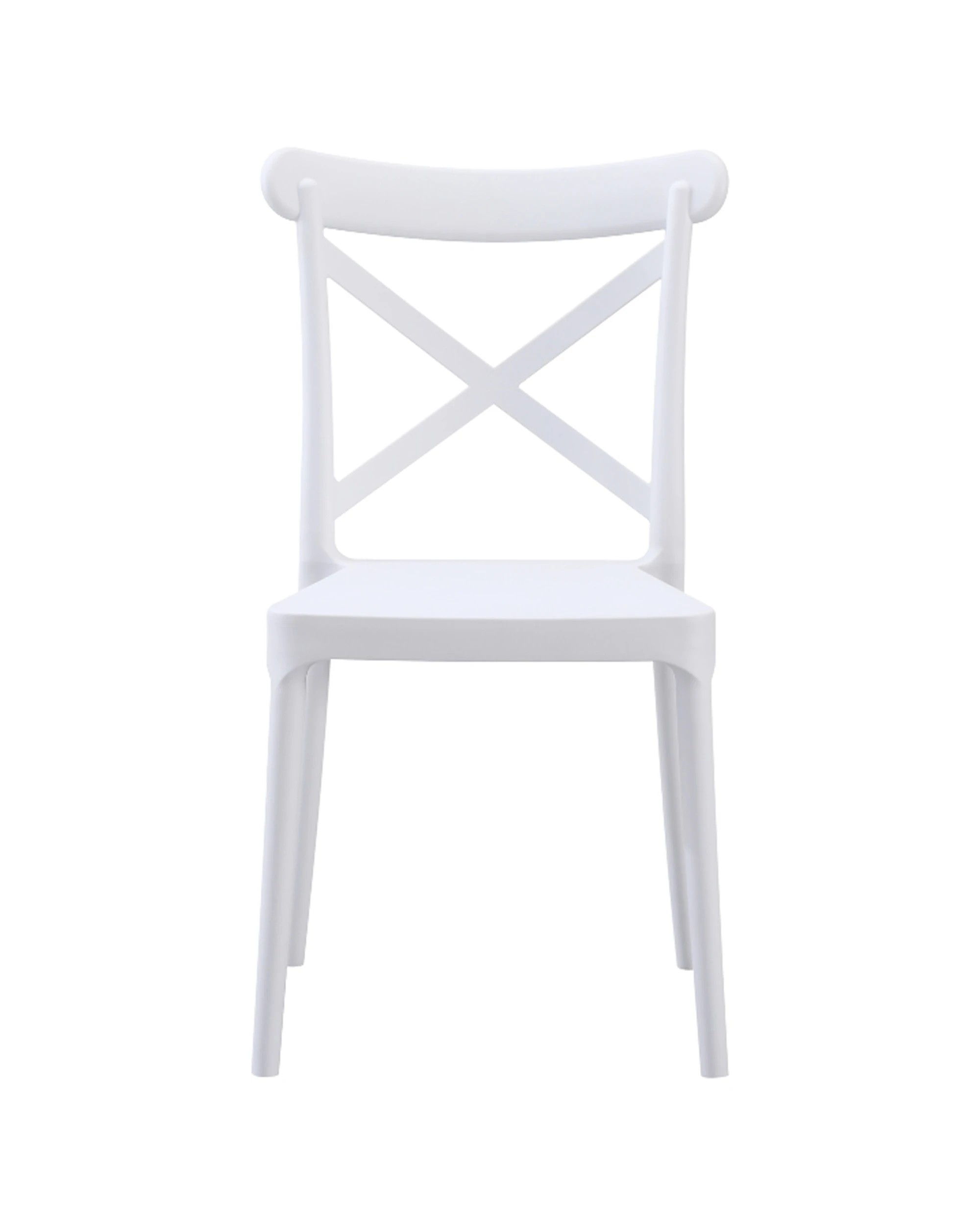 Fab Habitat Trancoso Stackable Outdoor Chair Single - White - Kmart
