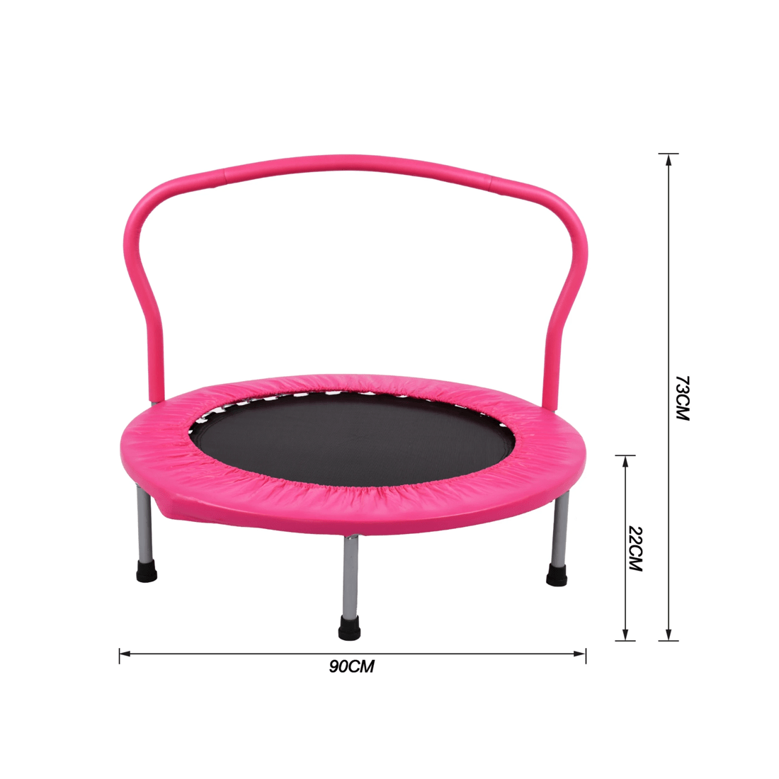 7 Advwin 36 Inch Foldable Mini Trampoline for Kids Max Limit 150KG, 7 of 7