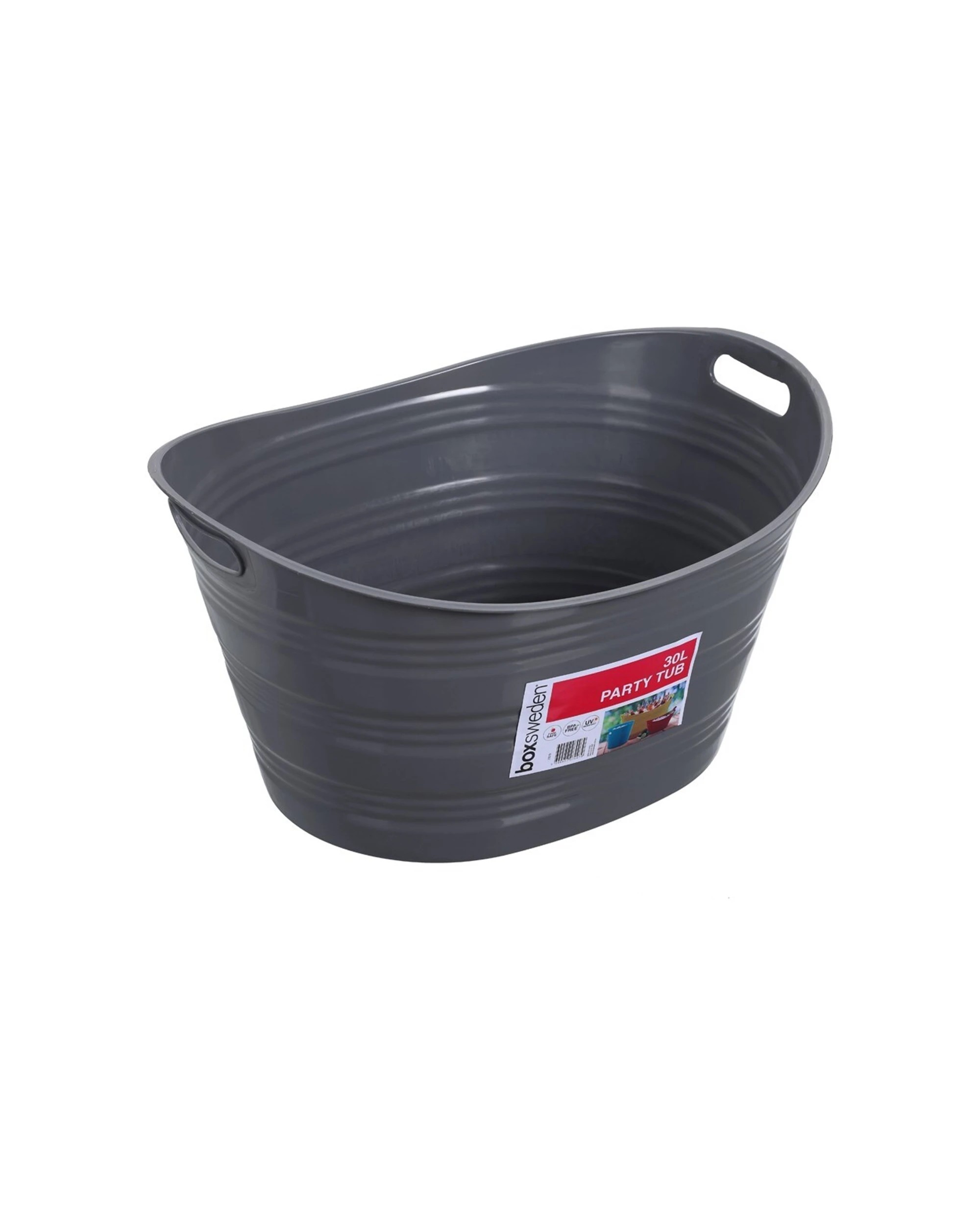 5 Boxsweden 30l Party Tub With Handles Ice Bucket Storage
 - Green, 5 of 9