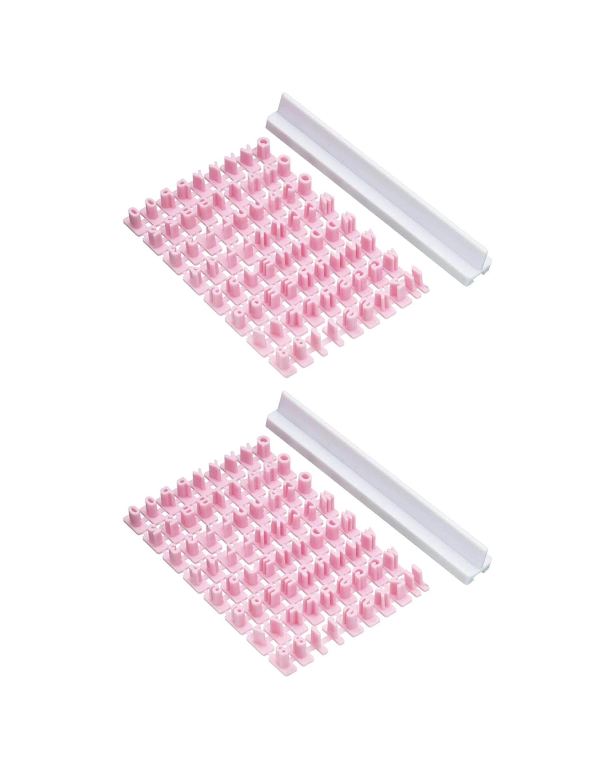 1 Mastercraft 2x 73pc Plastic Alphabet Message Maker Set - Multi, 1 of 3