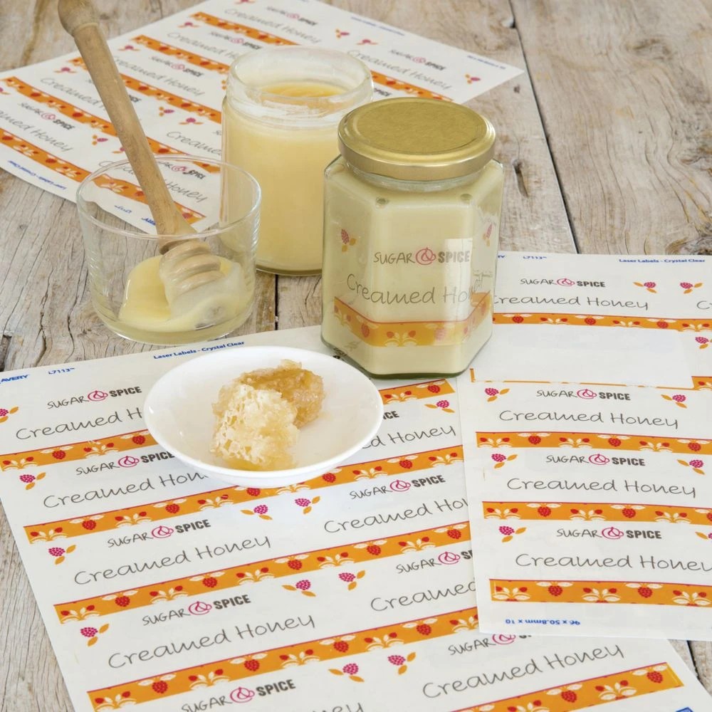 6 Avery 10UP Laser Crystal Clear Rectangle Labels 10 Sheets, 6 of 7