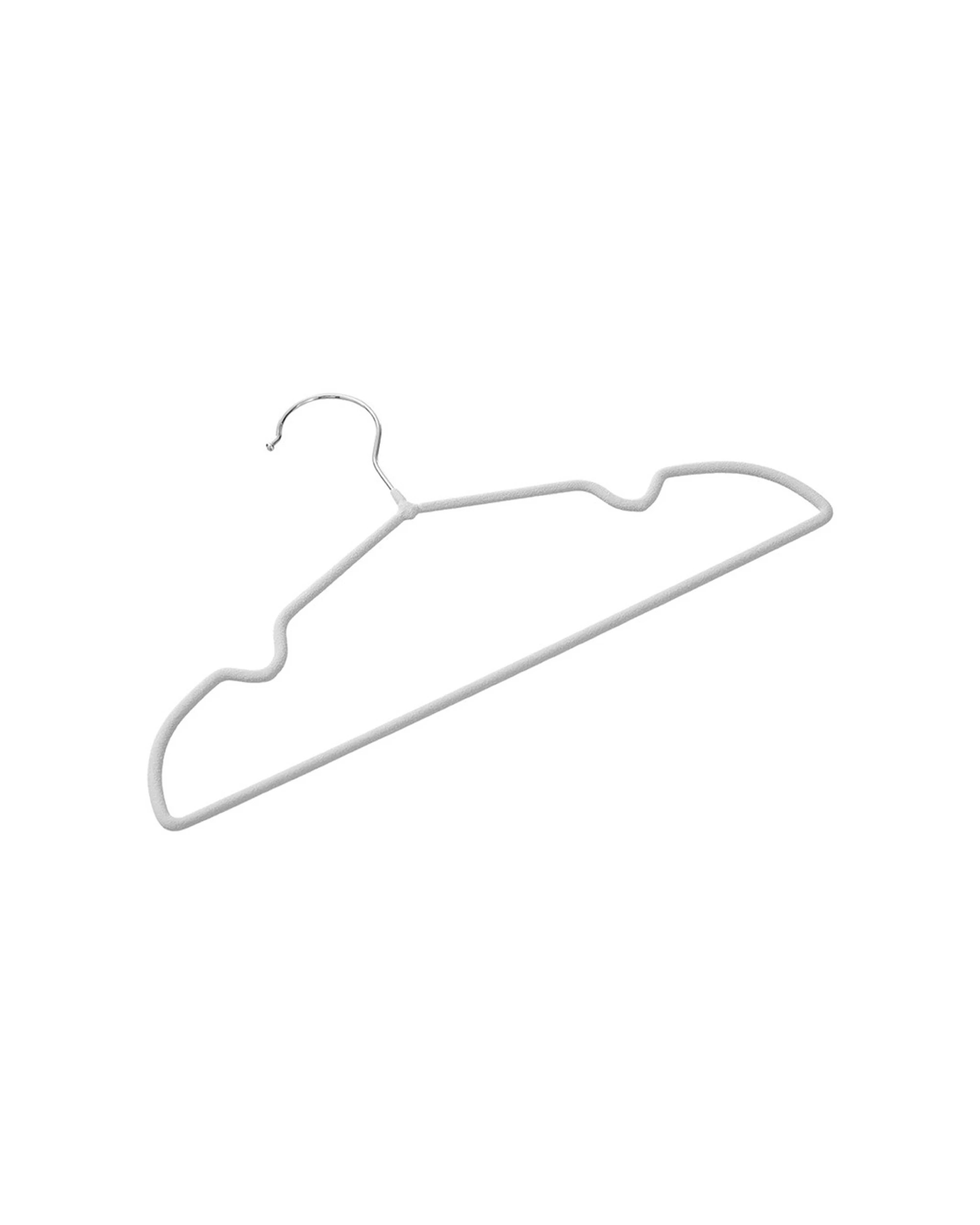 6 Boxsweden 6x 10PK Hangit Suede Kids Wardrobe Clothes Hangers 30cm - Grey, 6 of 6