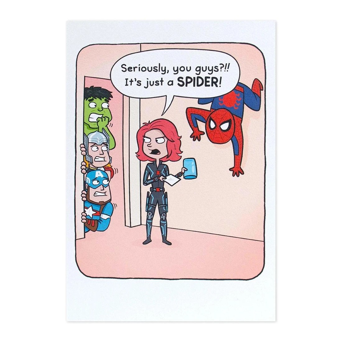 3 Connections from Hallmark Humorous Birthday Card - Marvel Avengers, 3 of 3