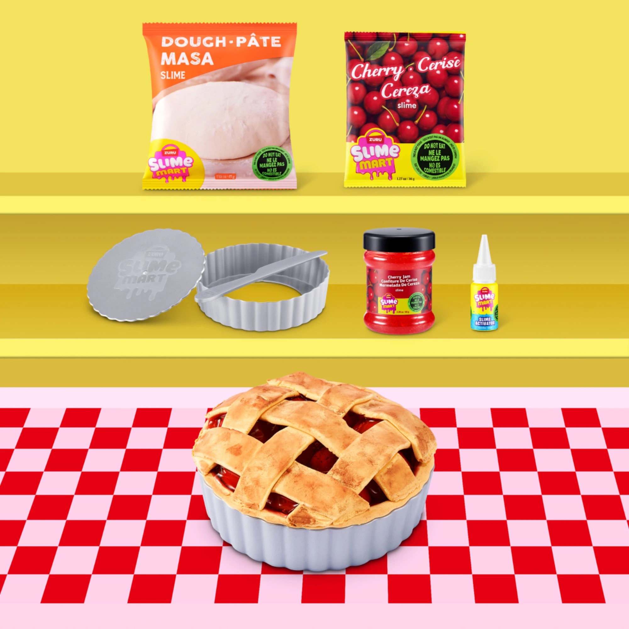 8 Zuru Slime Mart Shopping Bag Cherry Pie Kit, 8 of 10