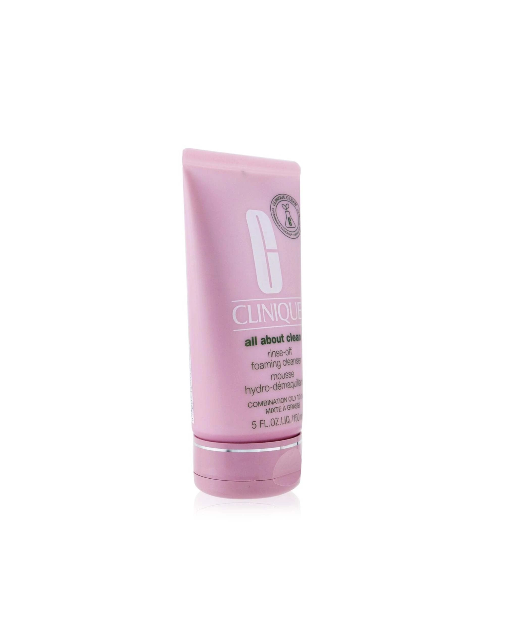 2 Clinique All About Clean Rinse-Off Foaming Cleanser - For Combination Oily to Oily Skin  150ml/5oz, 2 of 3