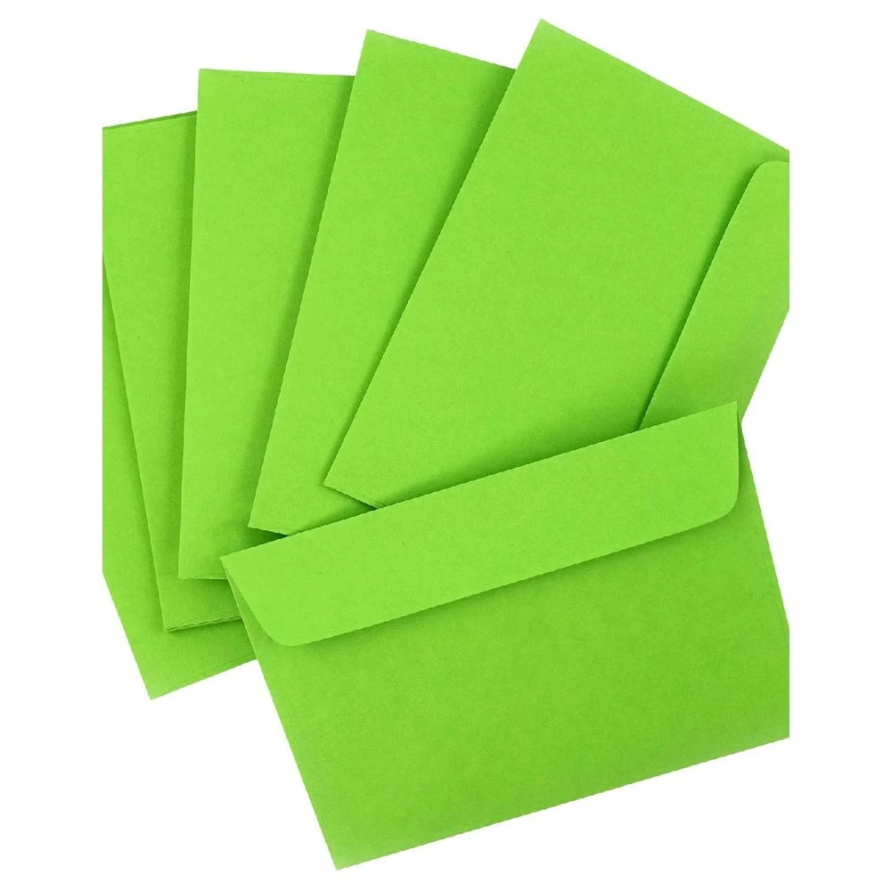 5 Quill C6 Envelopes Lime 25 Pack, 5 of 8