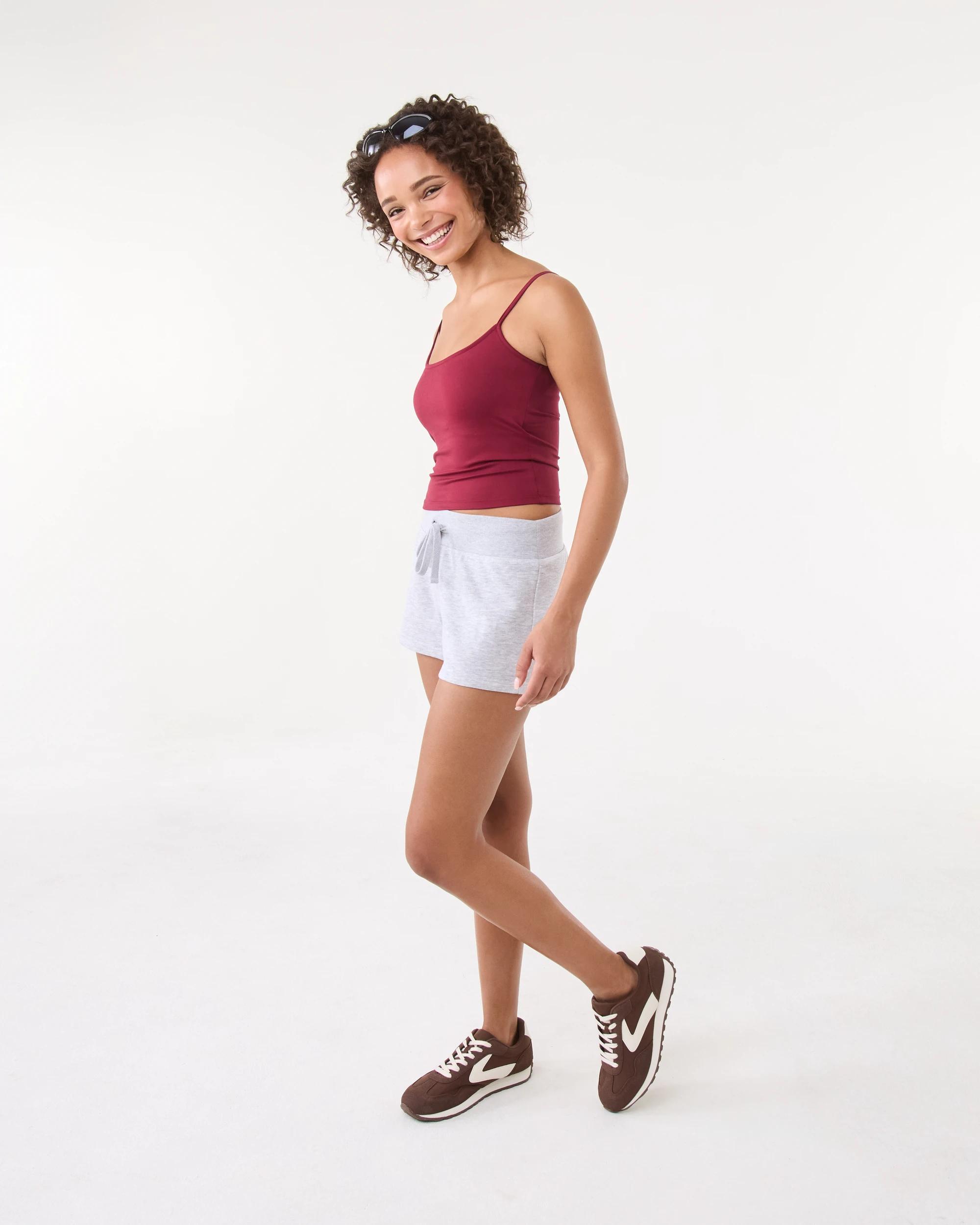 3 Sweat Mini Shorts Slvr Marle, 3 of 7