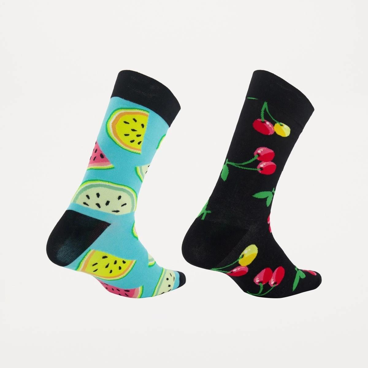 2 2 Pack Novelty Pattern Socks Froot Toot, 2 of 3