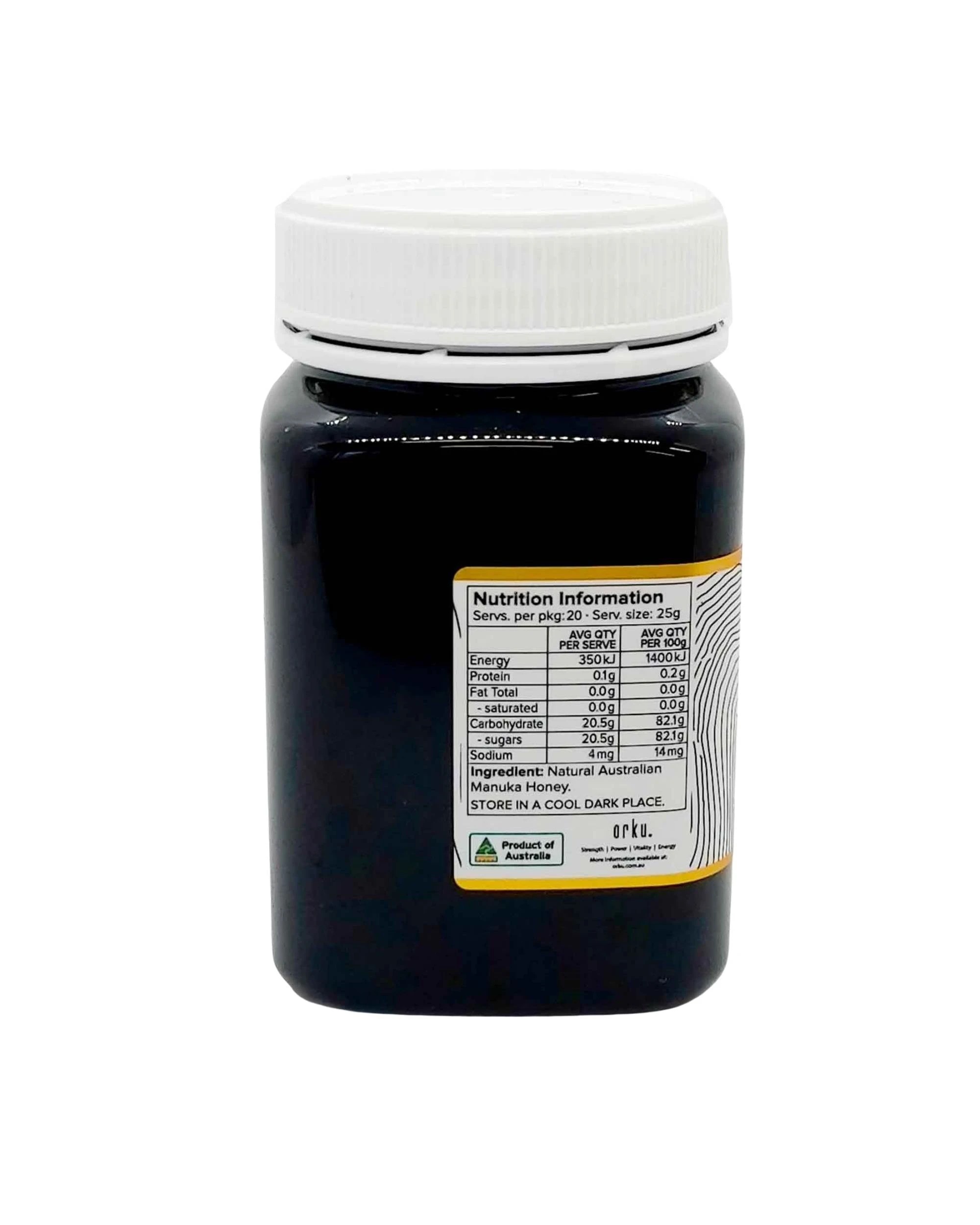 2 Orku MGO 500+ Australian Manuka Honey 250g - Raw Jelly Bush Honey, 2 of 3