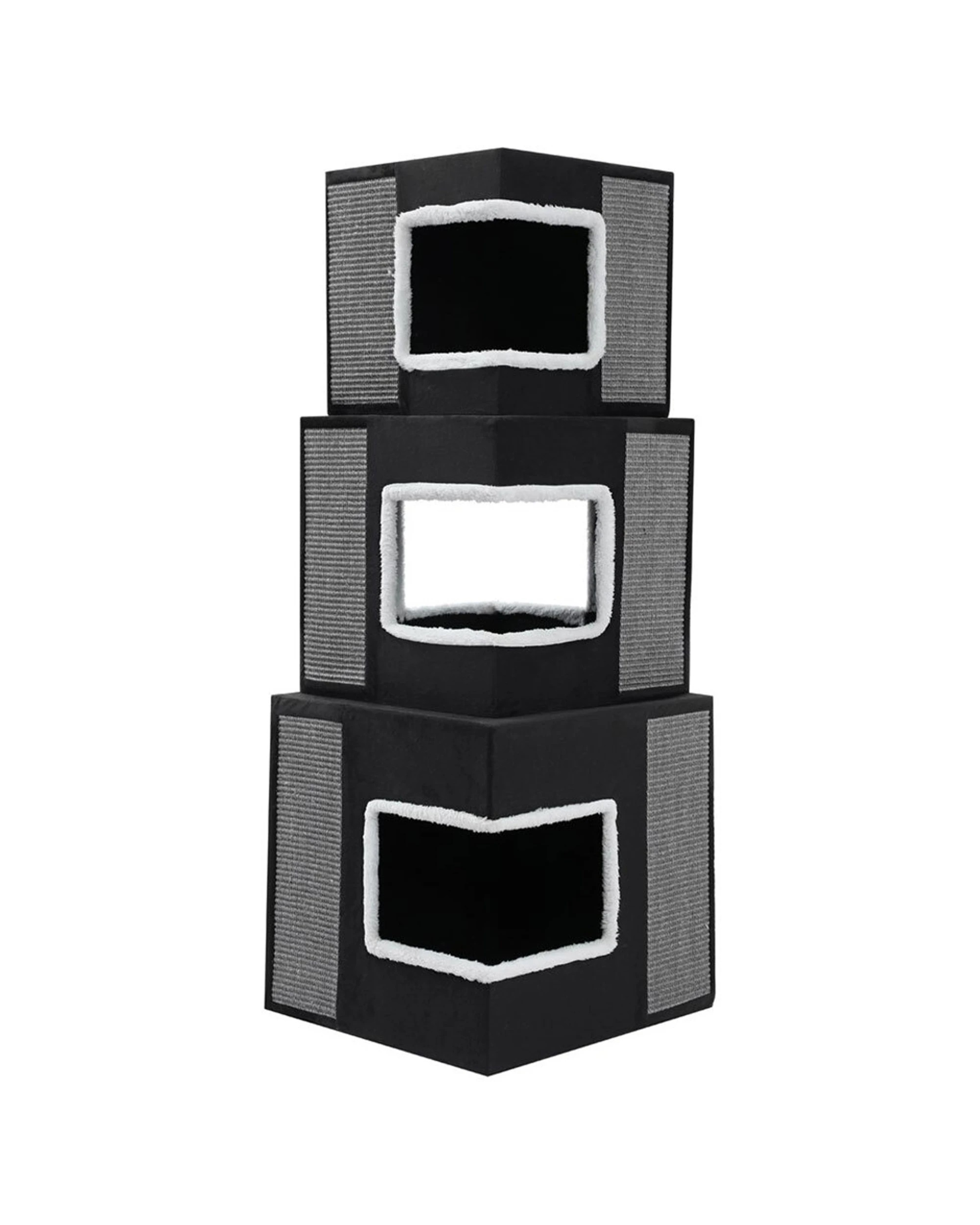 1 Paws And Claws Catsby Essendon Tower Pet Furniture Home - Black, 1 of 5
